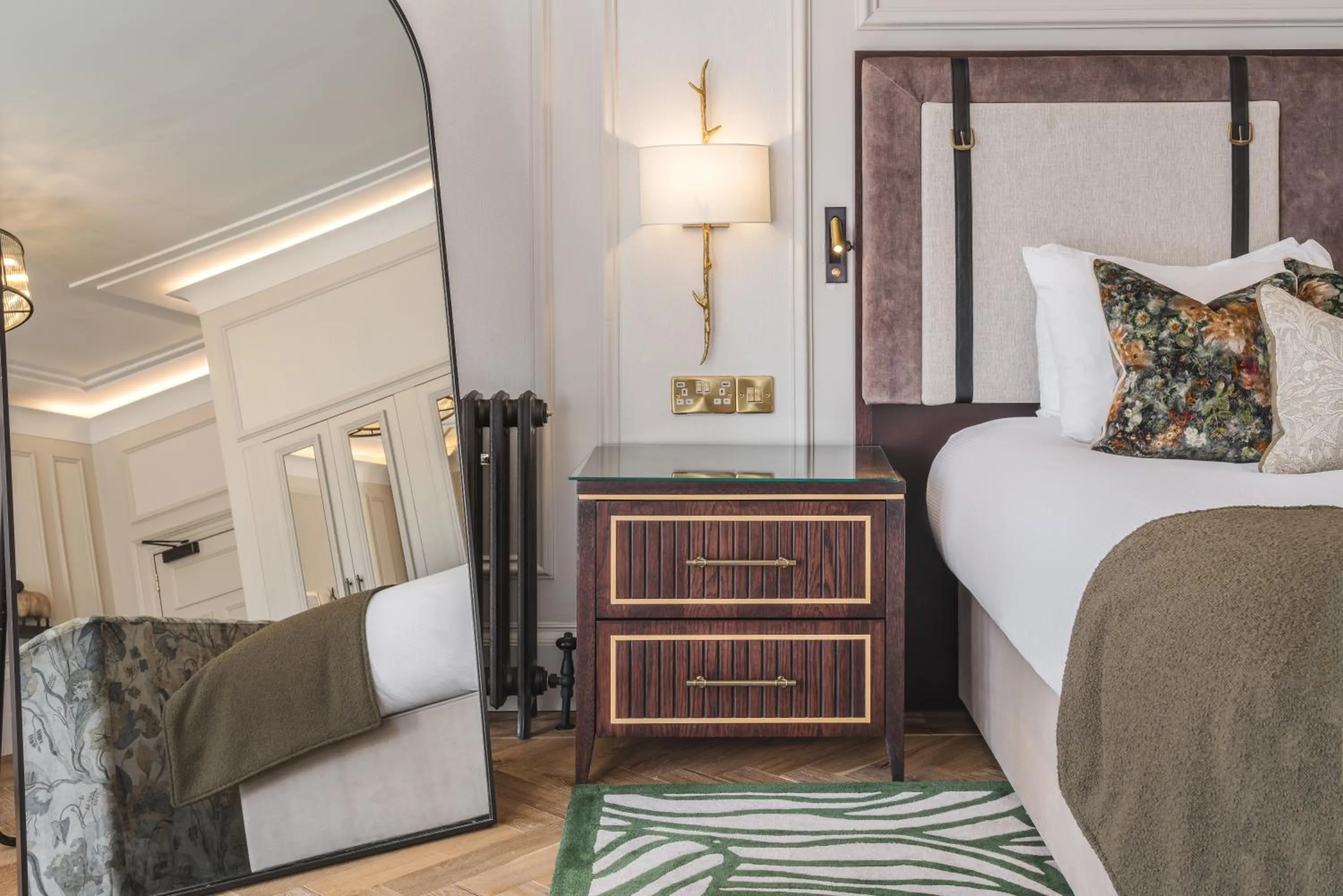 Bed in Dunkeld House Hotel