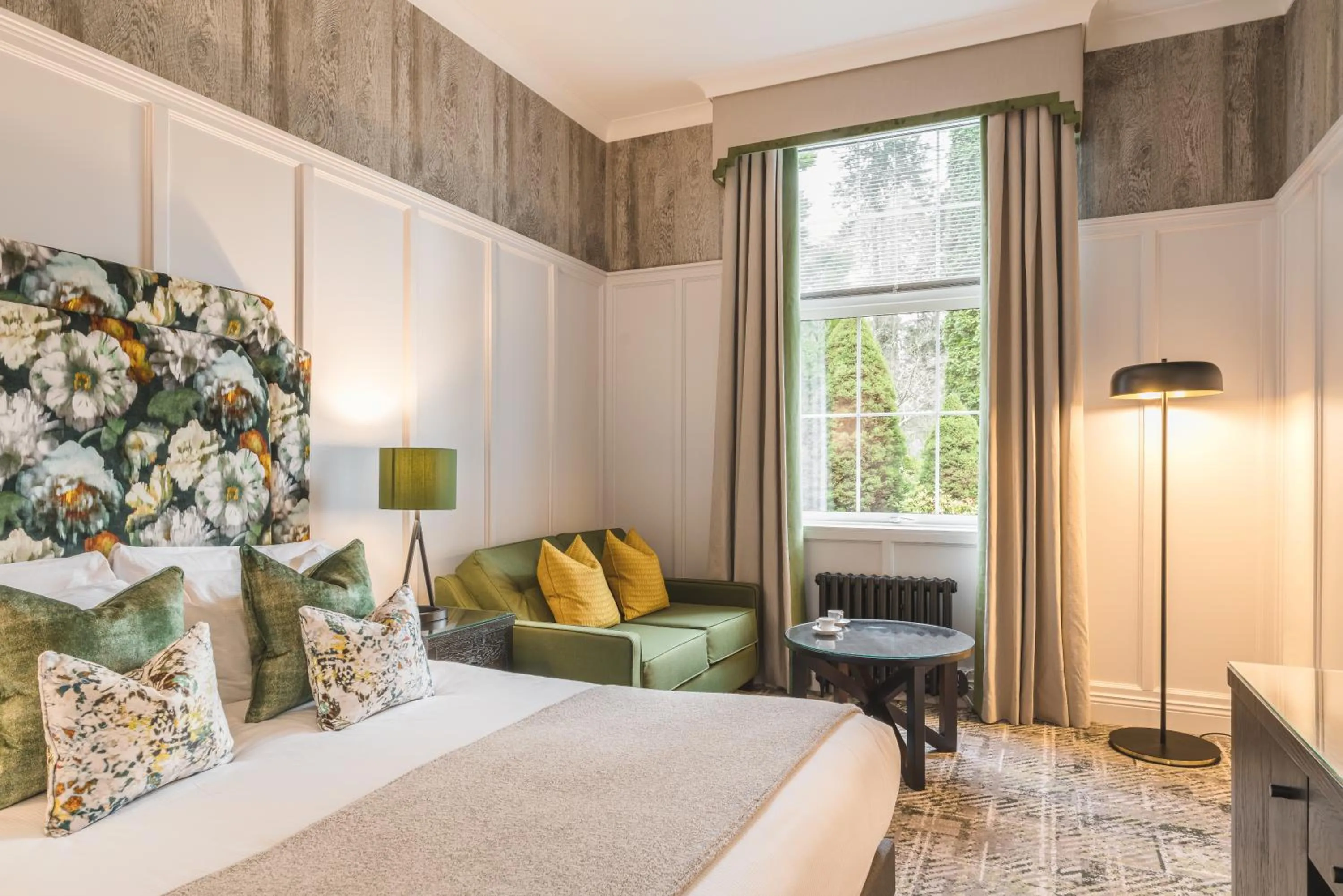 Bed in Dunkeld House Hotel