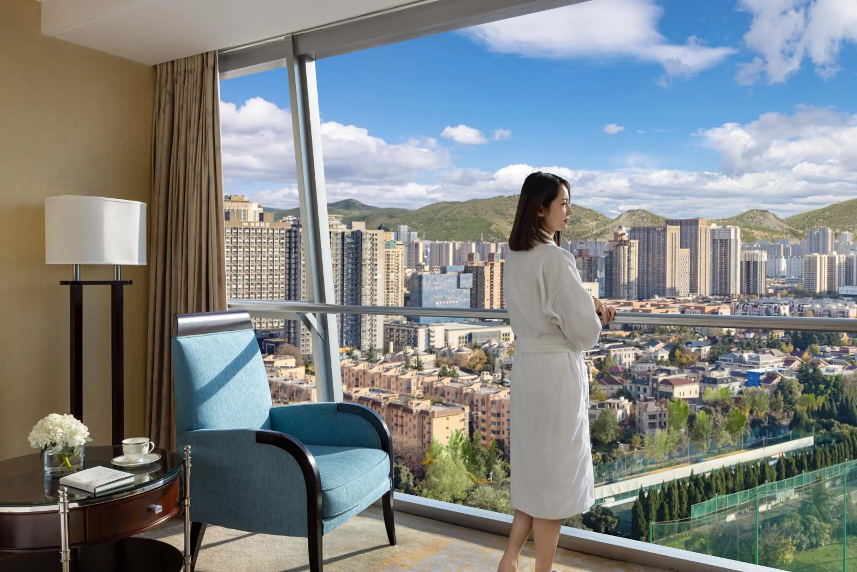 Garden view in Shangri-La Xian