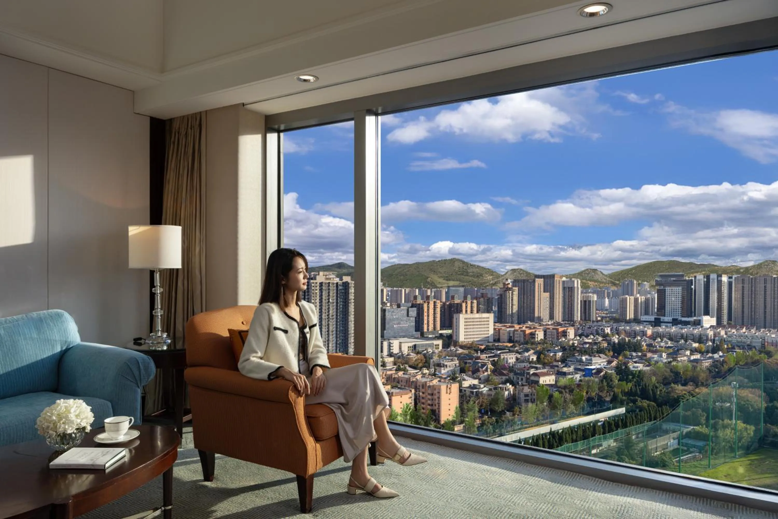 Garden view in Shangri-La Xian