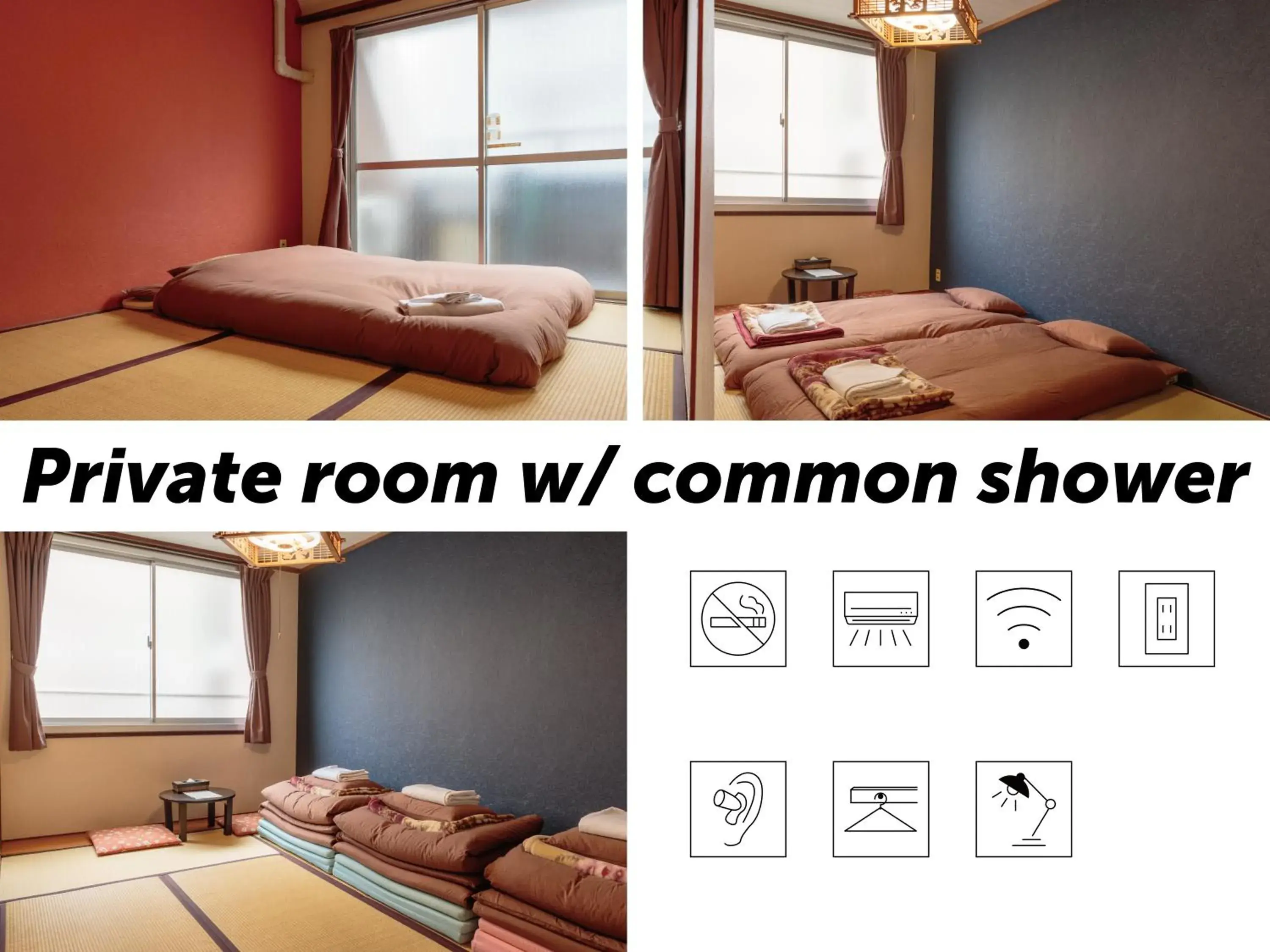 Photo of the whole room, Bed in J-Hoppers Hiroshima Guesthouse Photo of the whole room, Bed in J-Hoppers Hiroshima Guesthouse