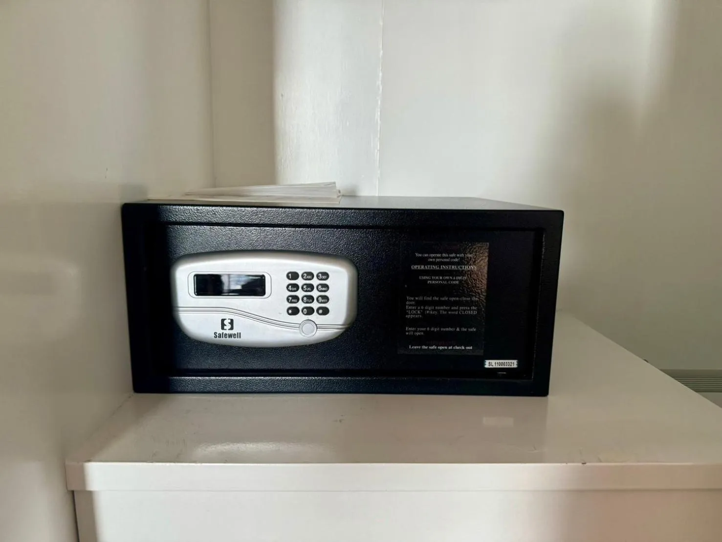 safe in Brighton Hotel Bangkok