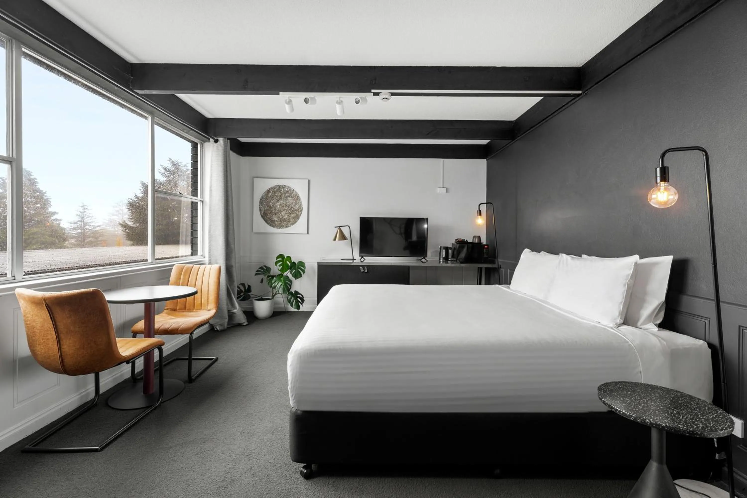 Bed in Motel Echo Point