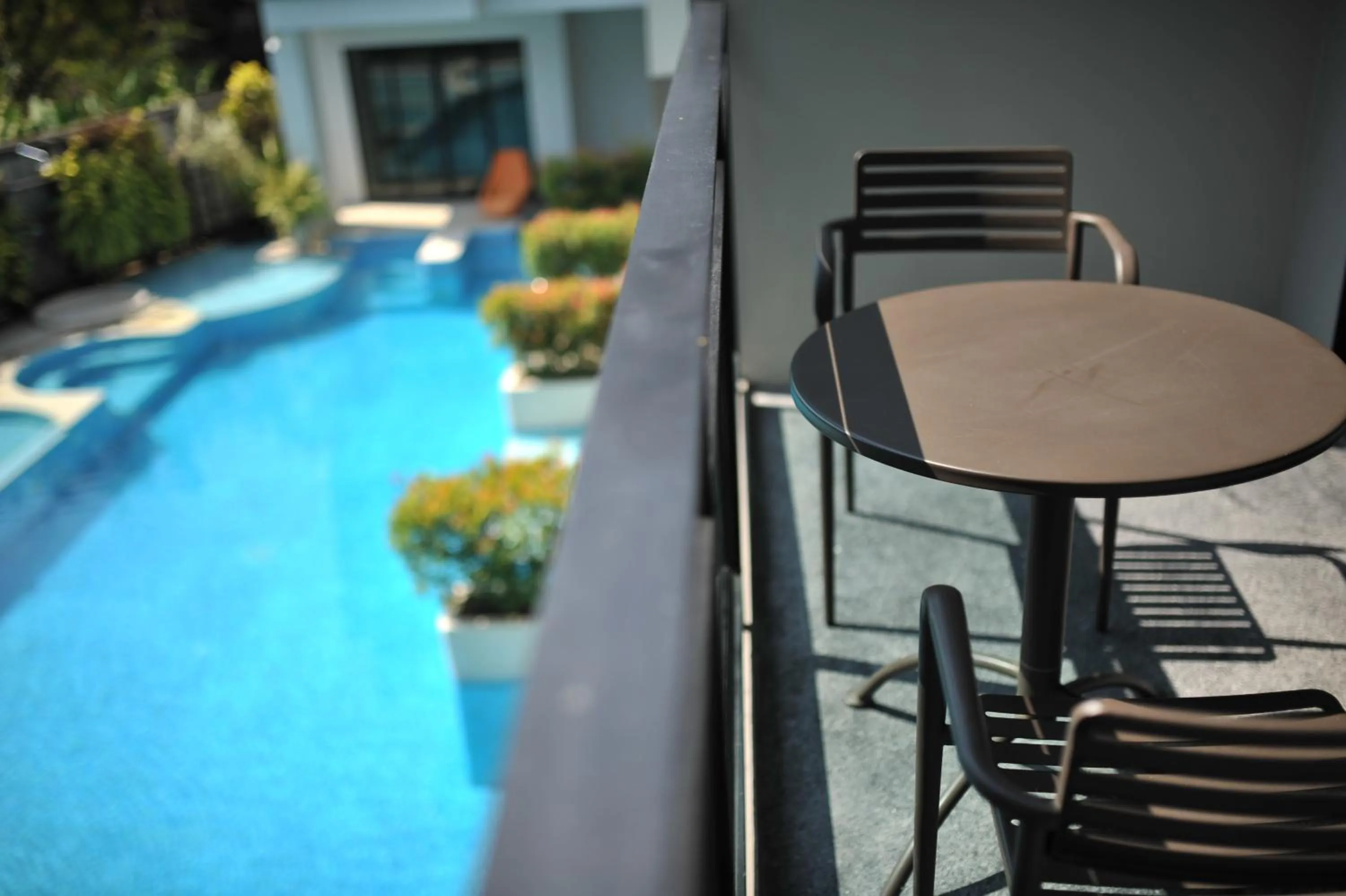 Pool view in Chalay Monta