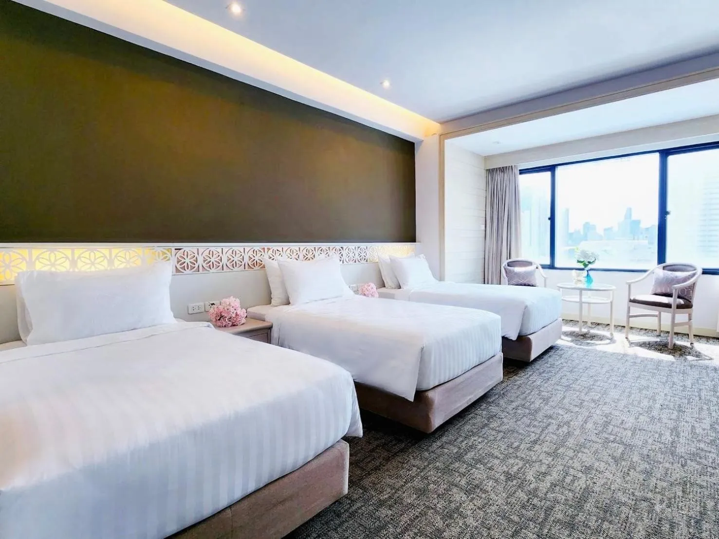 Bed in FuramaXclusive Pratunam Park Hotel