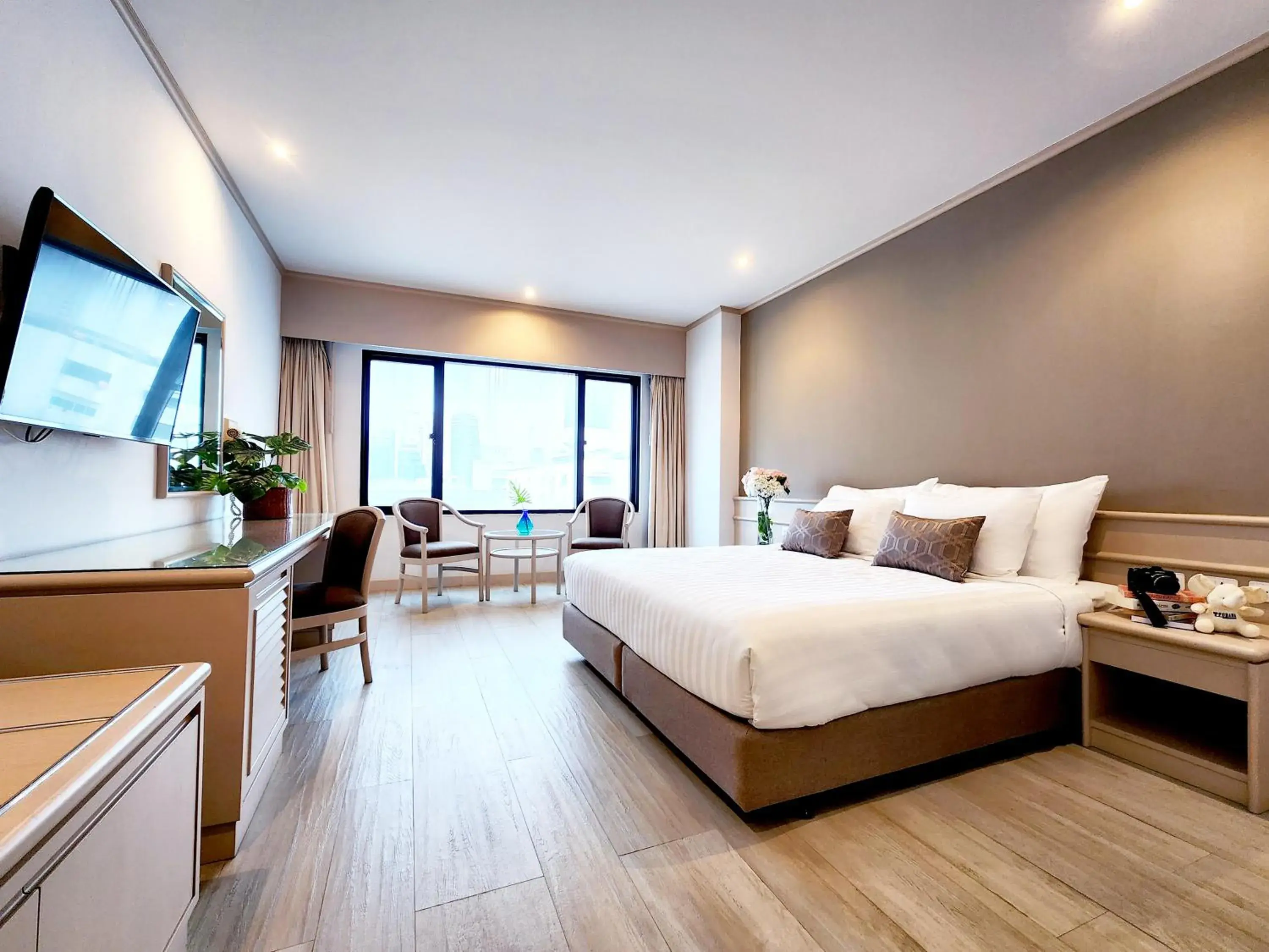 Bed in FuramaXclusive Pratunam Park Hotel Bed in FuramaXclusive Pratunam Park Hotel