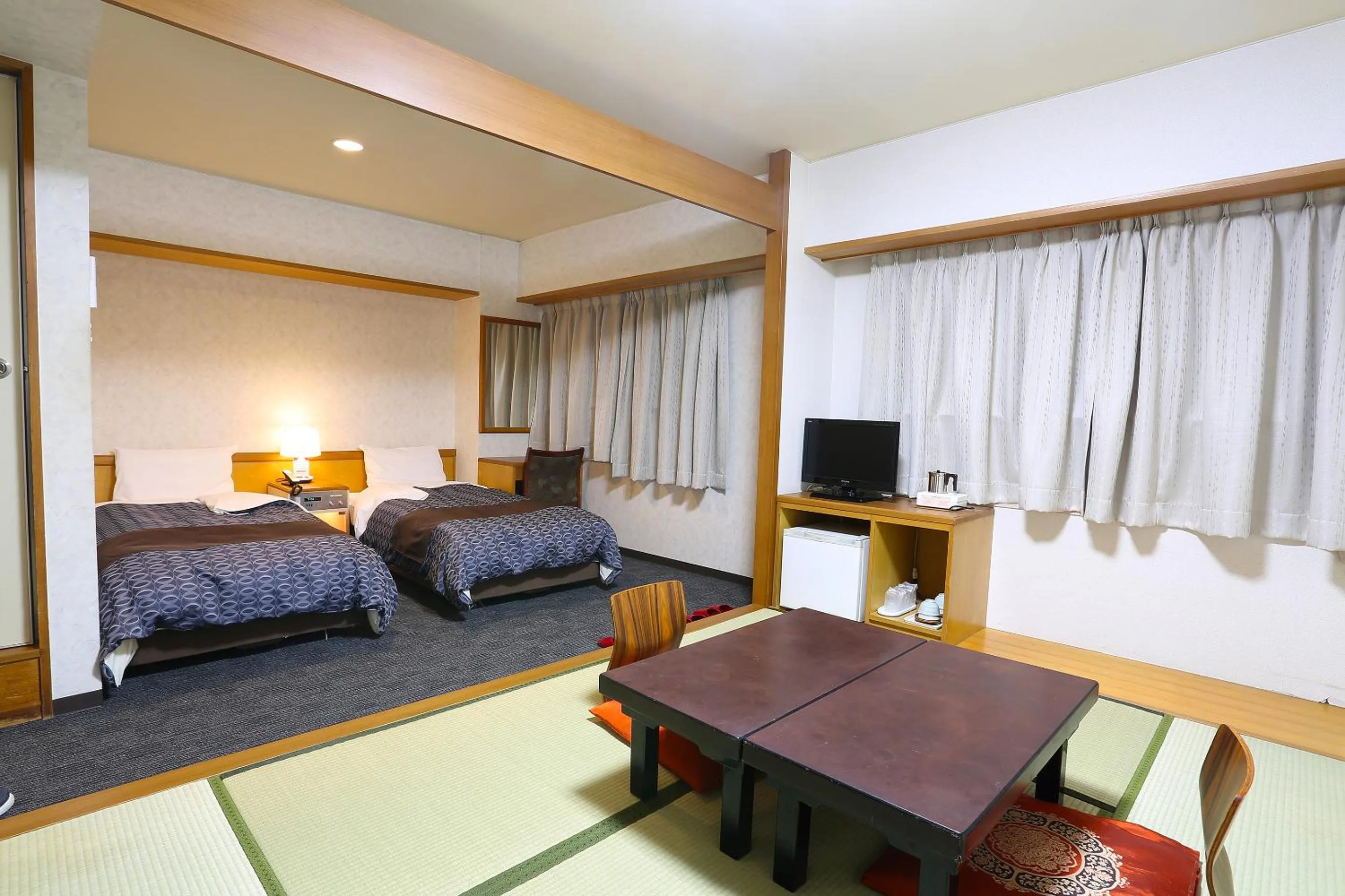 Bed in Nagasaki IK Hotel