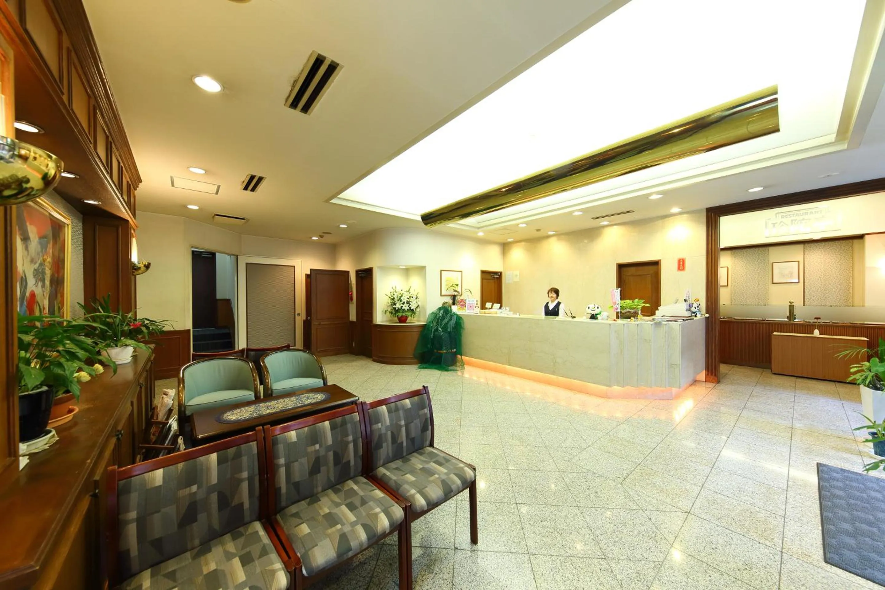 Lobby or reception in Nagasaki IK Hotel