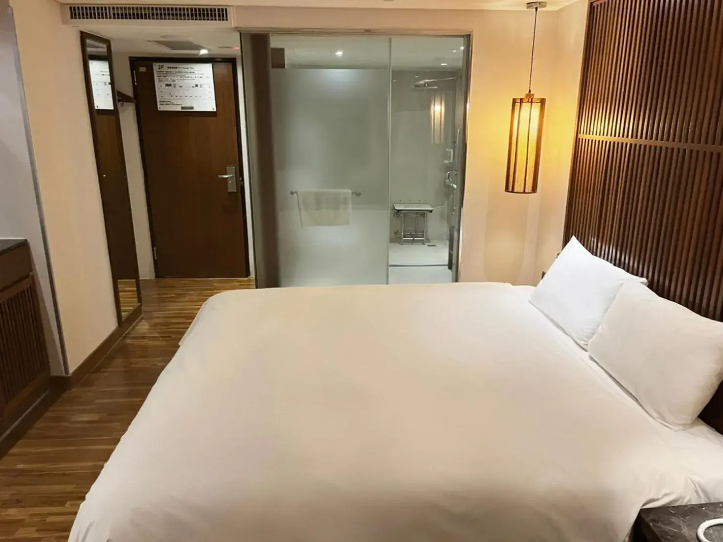 Bed in Guide Hotel Taipei Bade Bed in Guide Hotel Taipei Bade