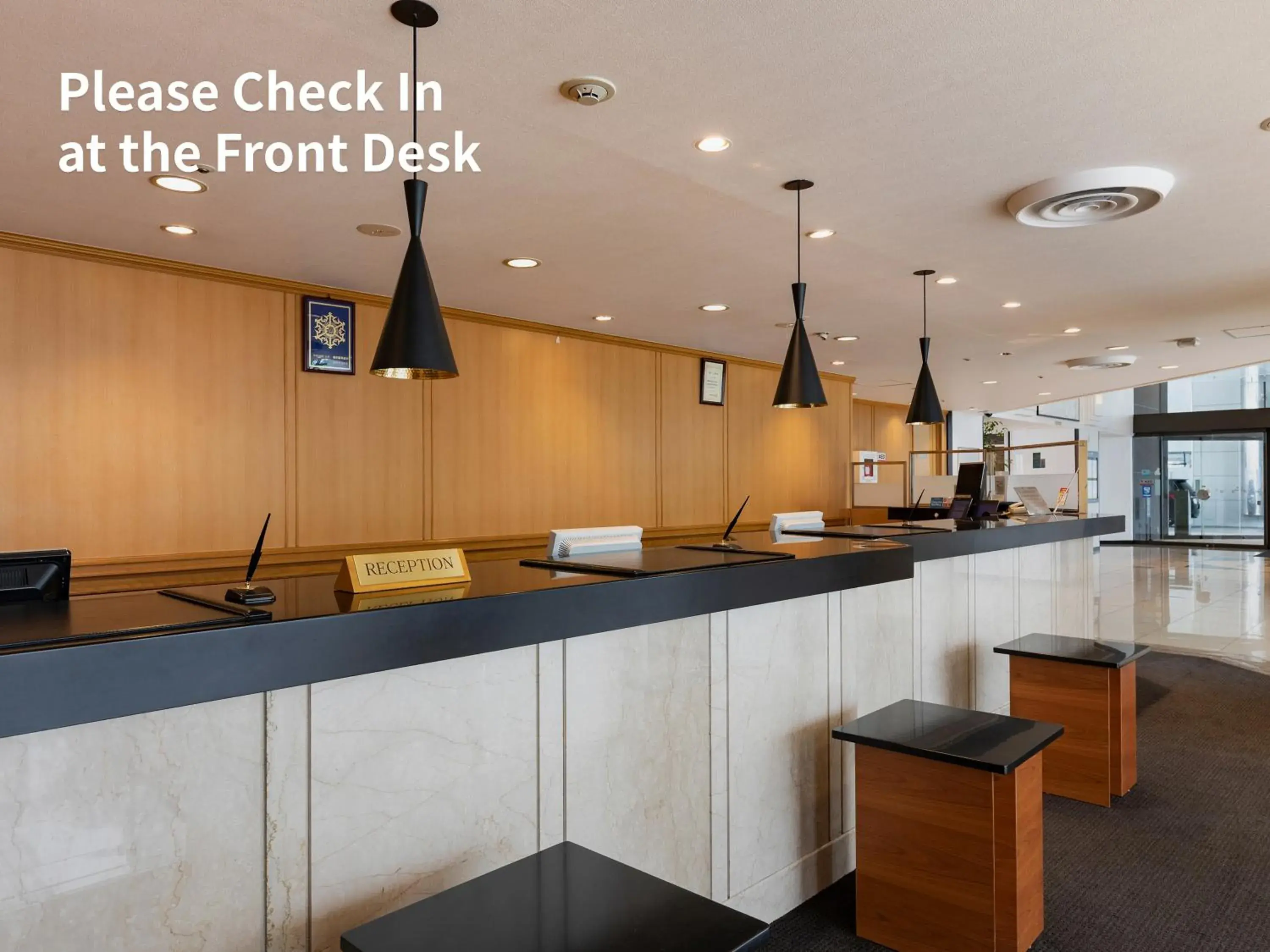 Lobby or reception in Nishitetsu Inn Fukuoka Lobby or reception in Nishitetsu Inn Fukuoka