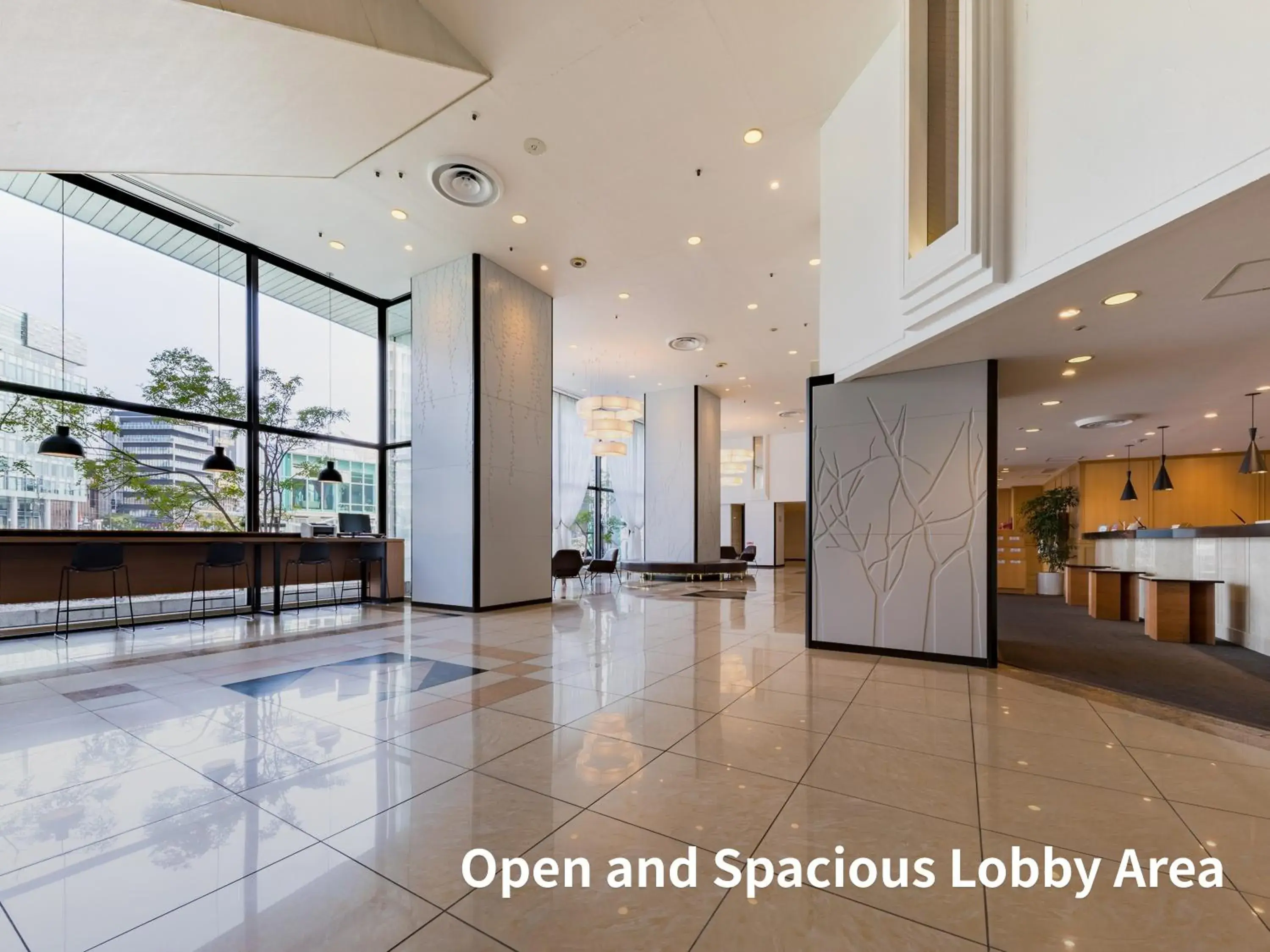 Lobby or reception in Nishitetsu Inn Fukuoka Lobby or reception in Nishitetsu Inn Fukuoka