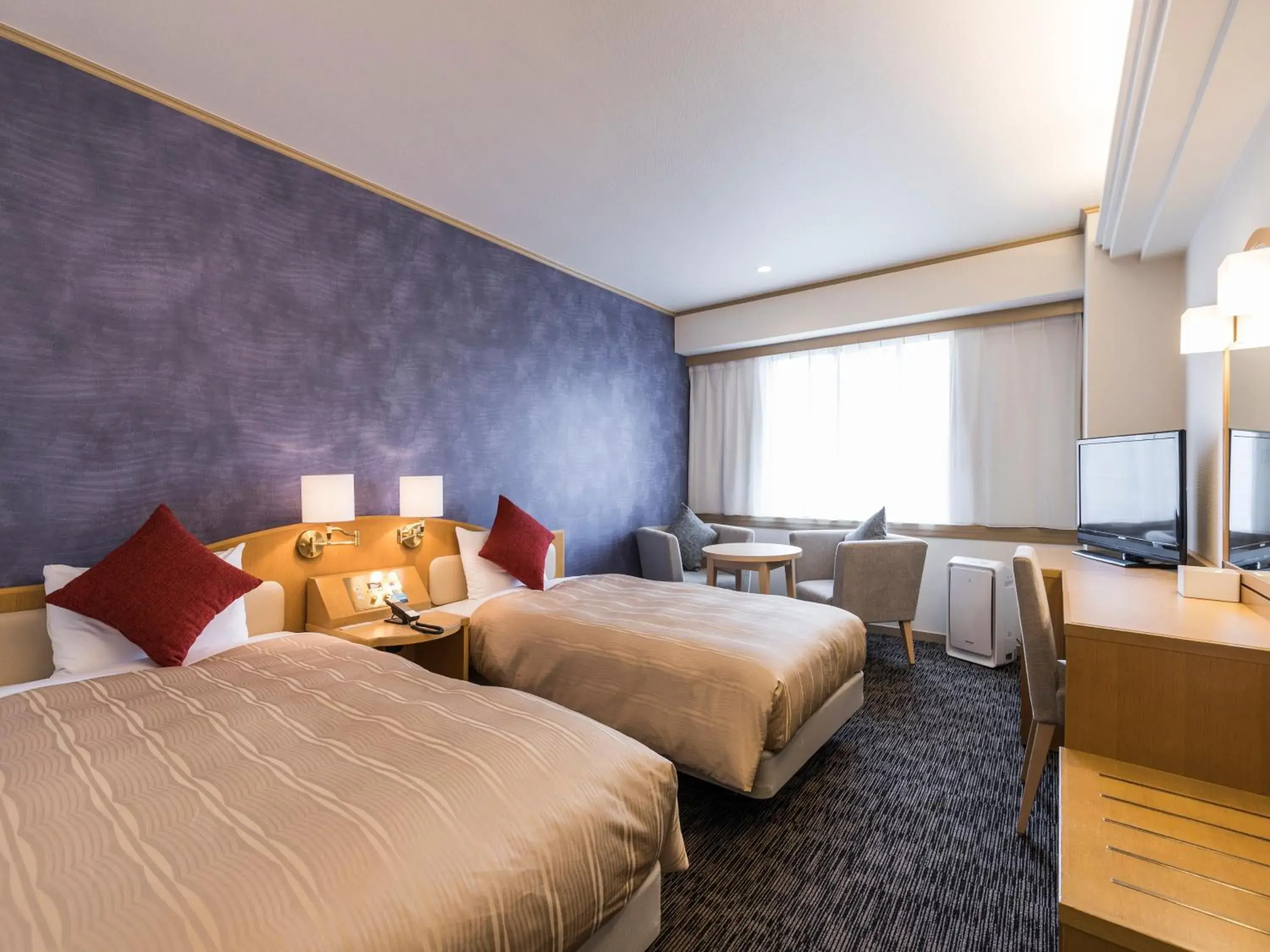 Twin Room with River View - single occupancy - Non-Smoking in Nishitetsu Inn Fukuoka Twin Room with River View - single occupancy - Non-Smoking in Nishitetsu Inn Fukuoka