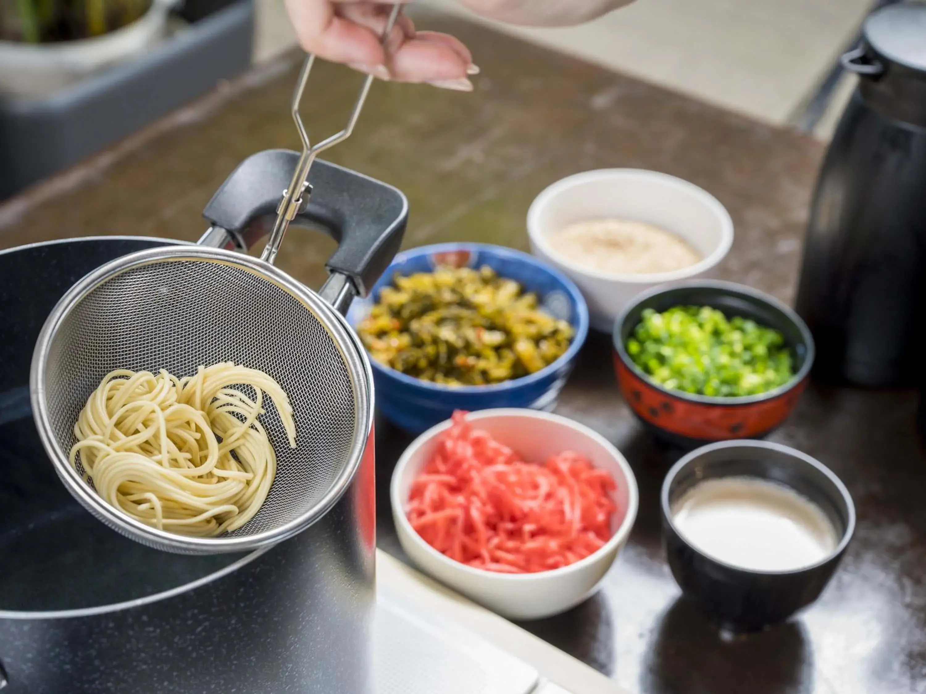 Buffet breakfast in Nishitetsu Inn Fukuoka Buffet breakfast in Nishitetsu Inn Fukuoka