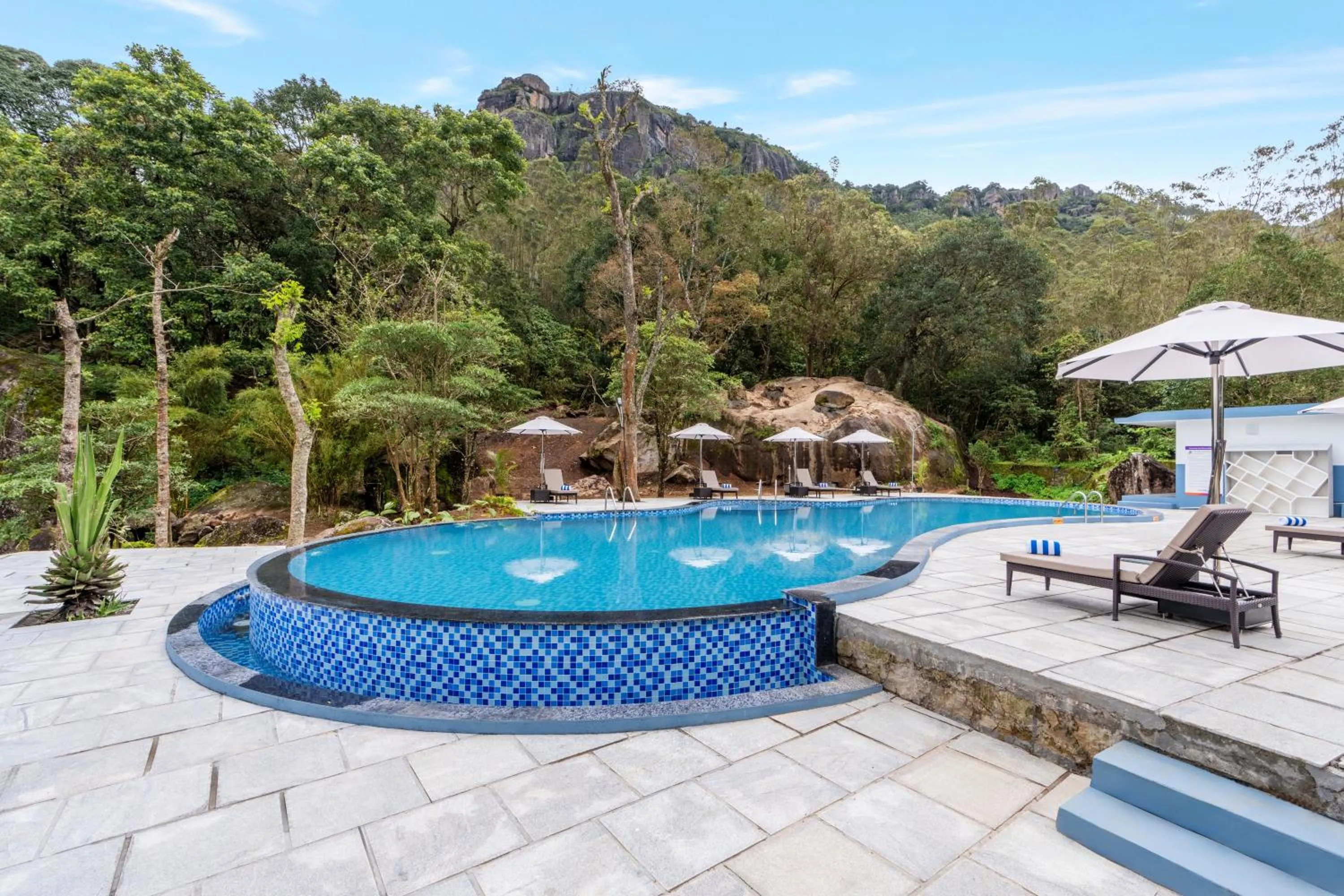 Pool view in Sterling Munnar