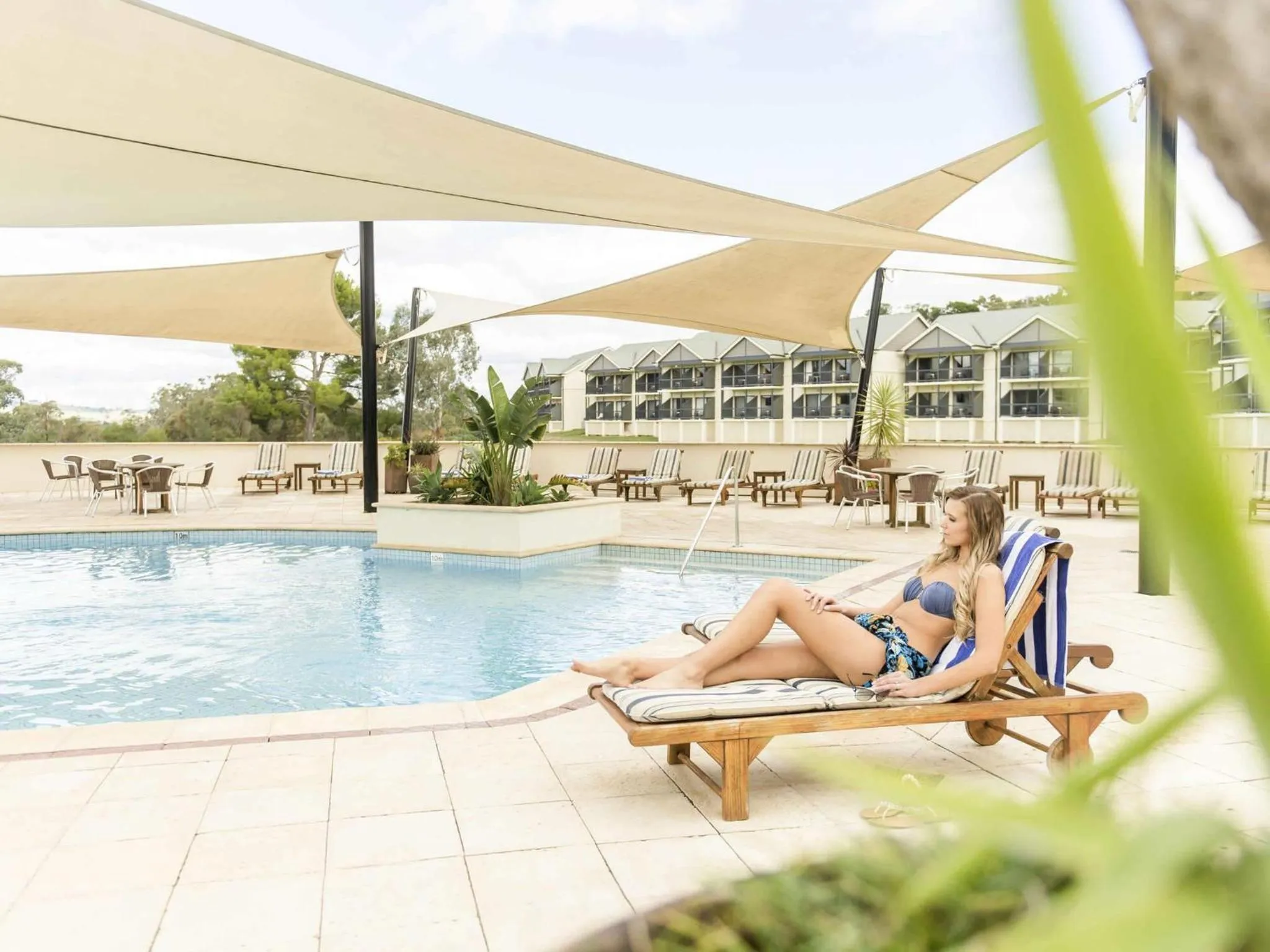Pool view in Novotel Barossa Valley Resort