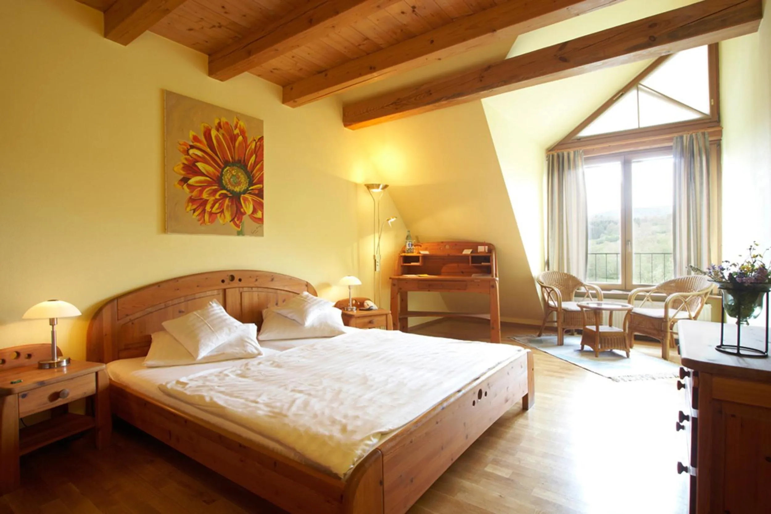 Bed in Seehotel Gut Dürnhof