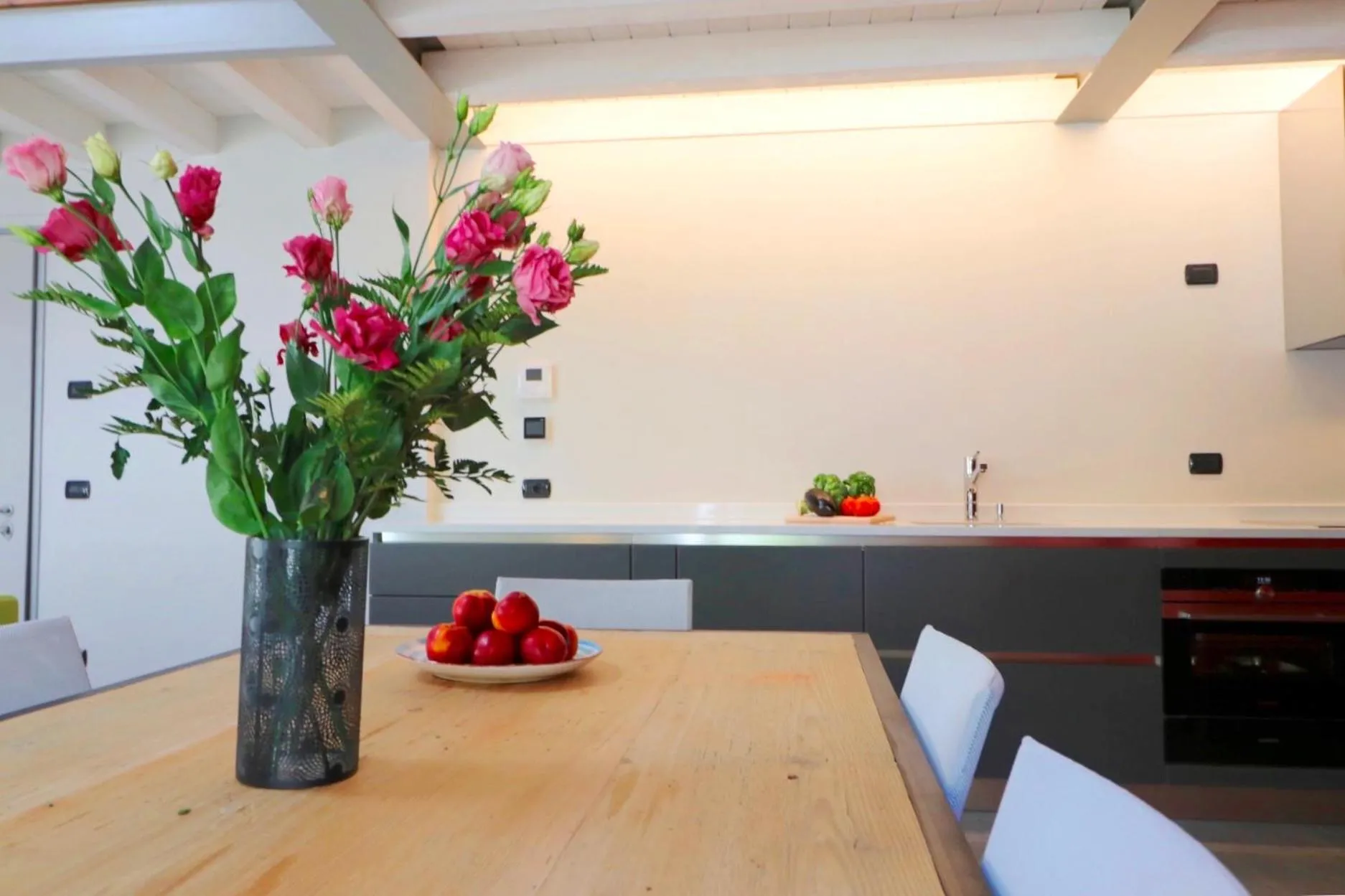 Kitchen or kitchenette in Castelli Delux