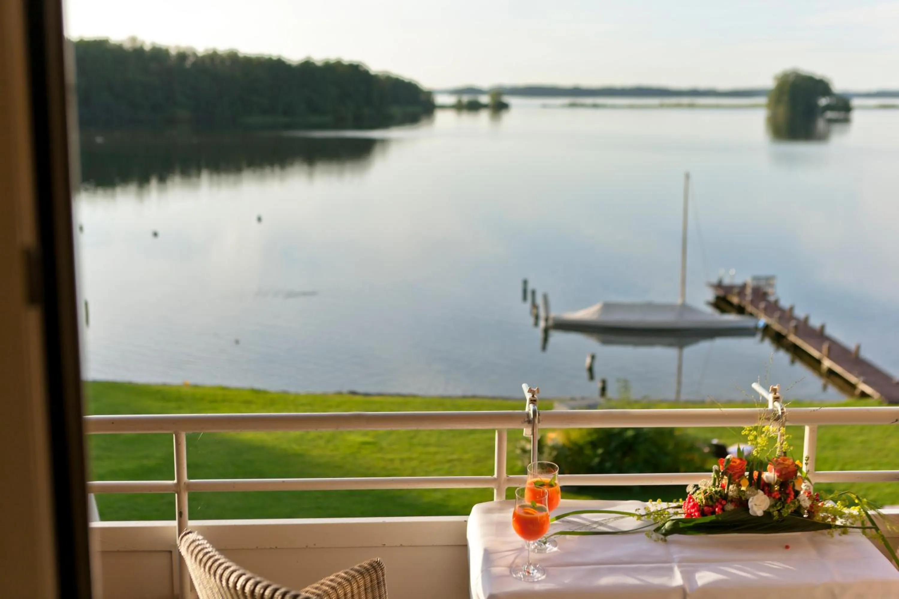 Balcony/Terrace in Strauers Hotel am See