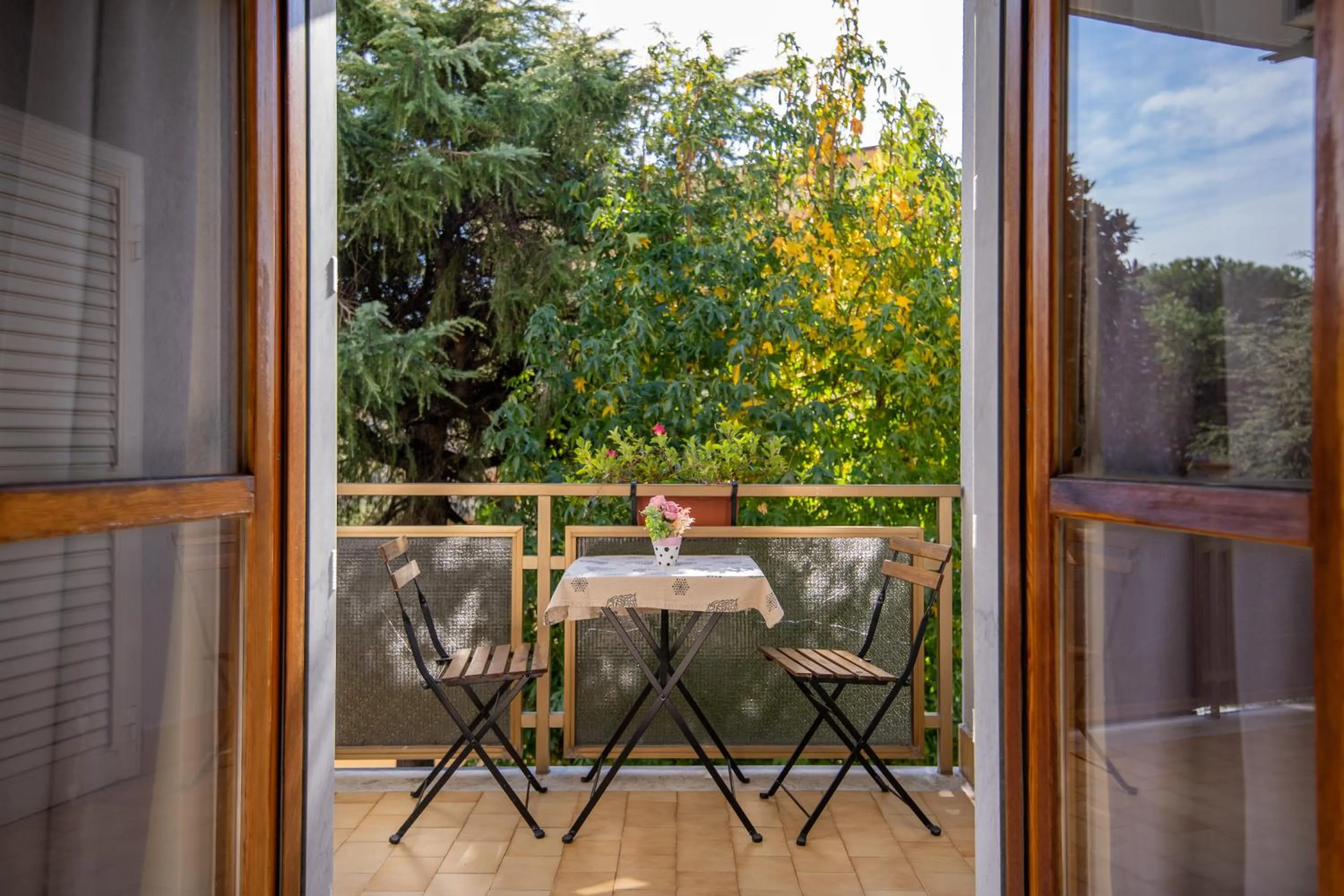 Balcony/Terrace in B&B A casa di Amici