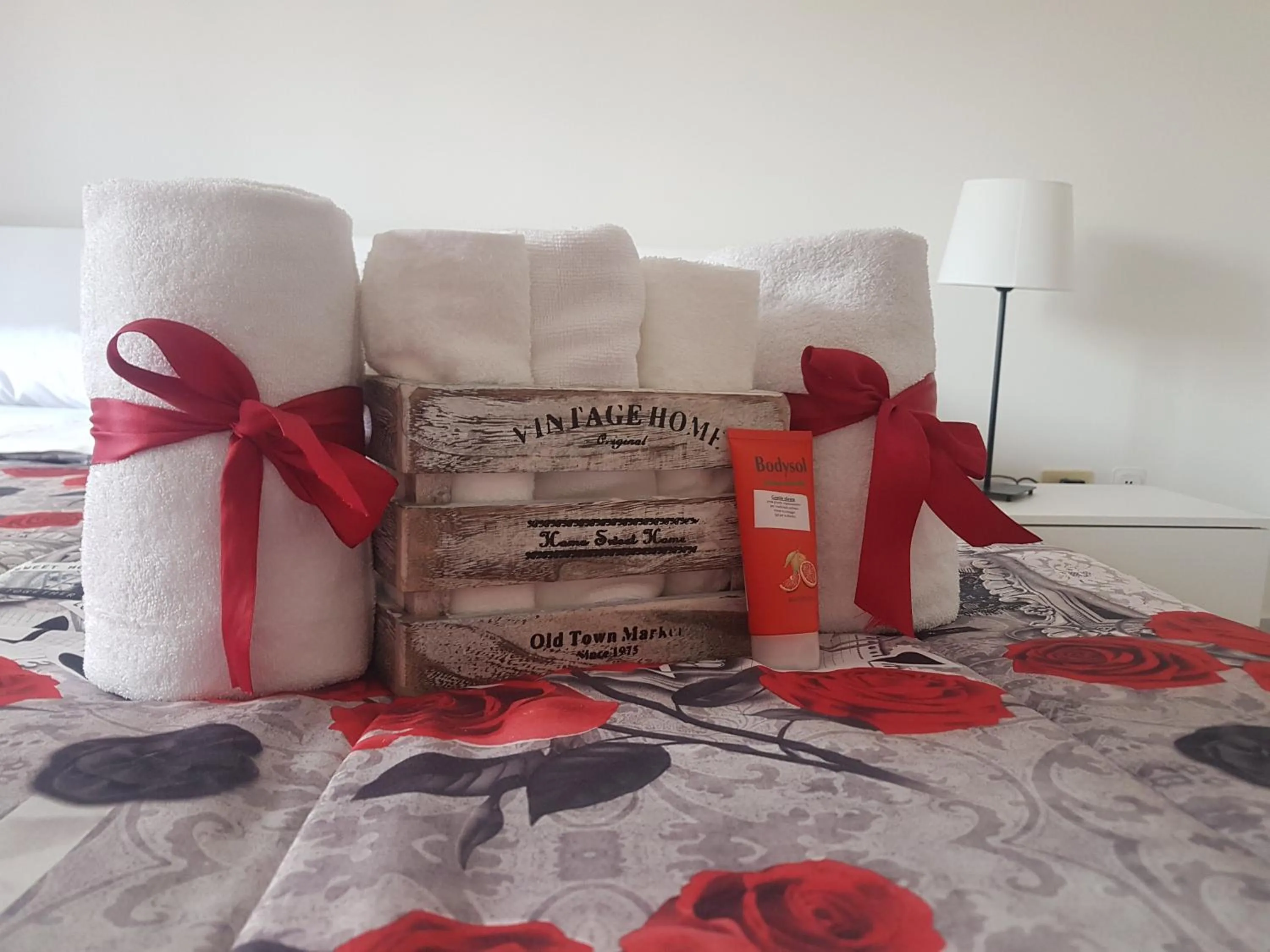 towels in B&B A casa di Amici