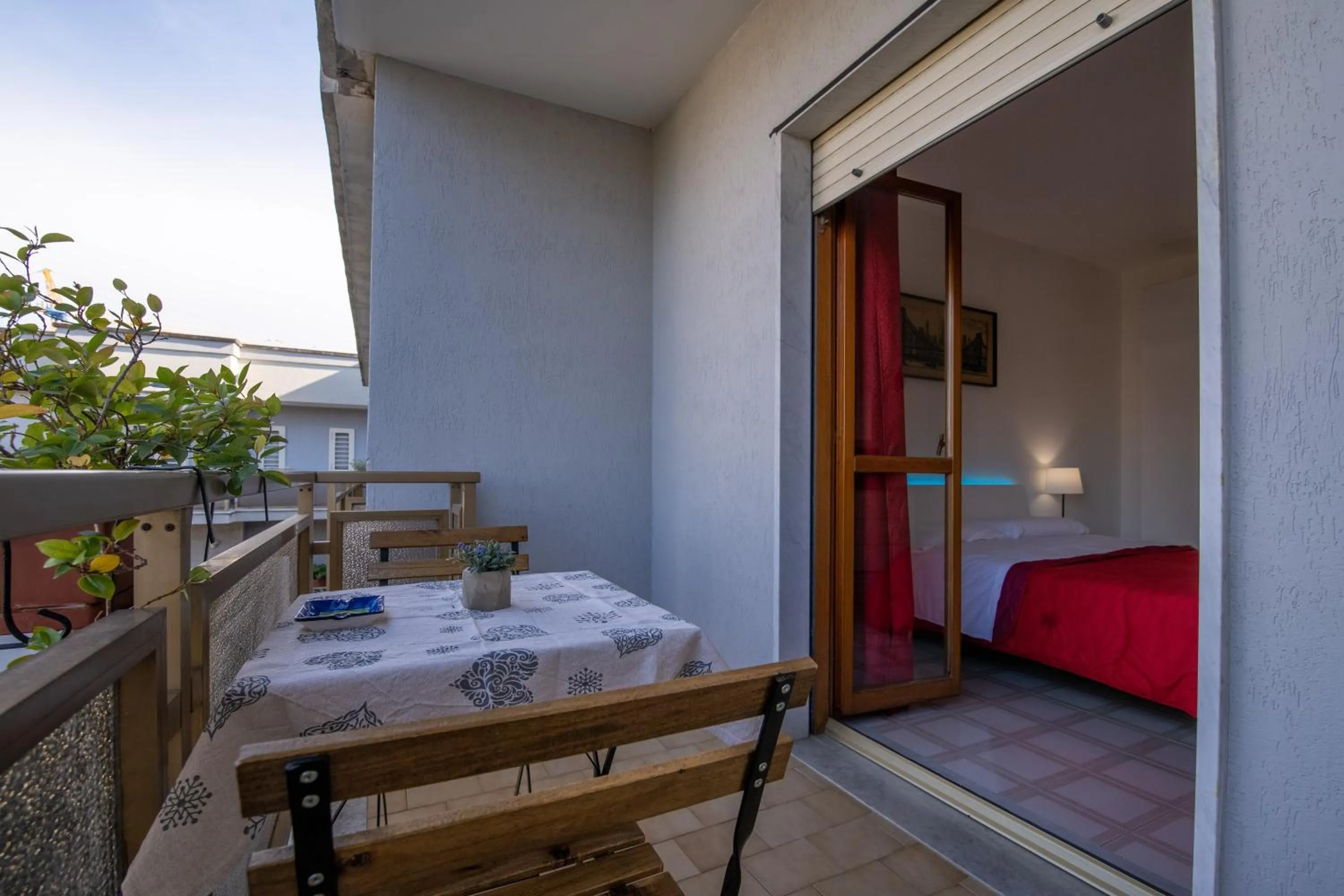 Balcony/Terrace in B&B A casa di Amici