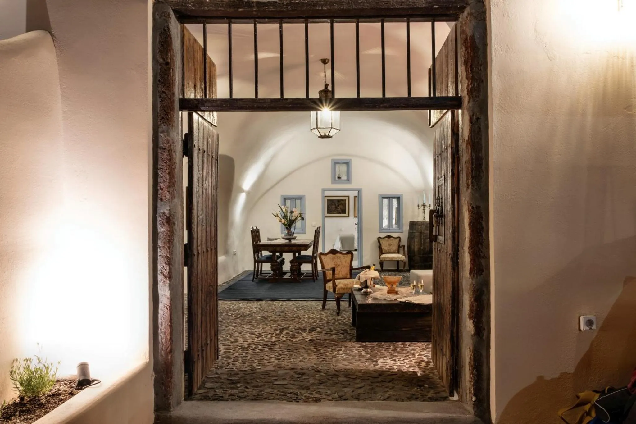 Seating area in Abelis Canava Luxury Suites