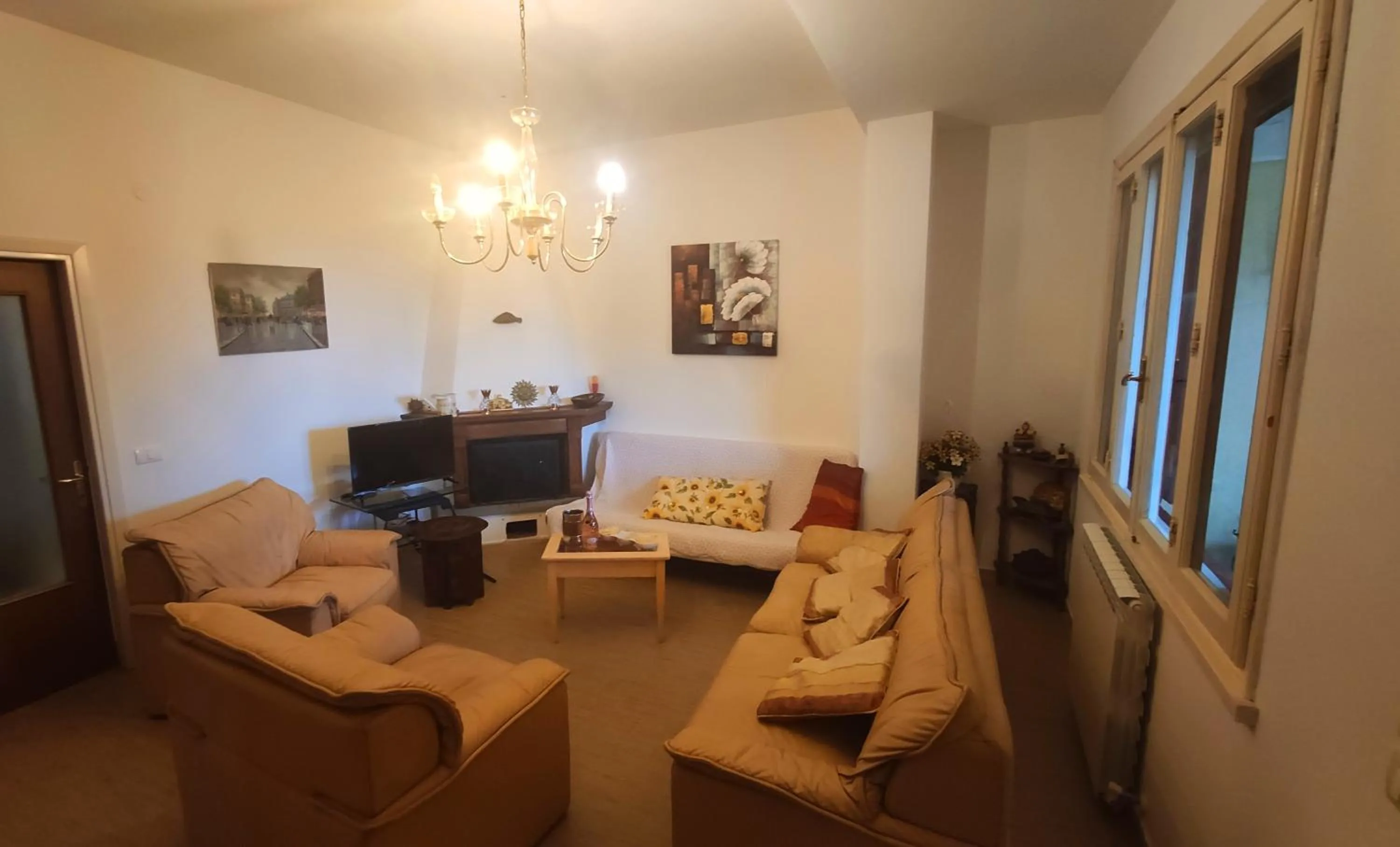Living room in Badiaccia Village Camping