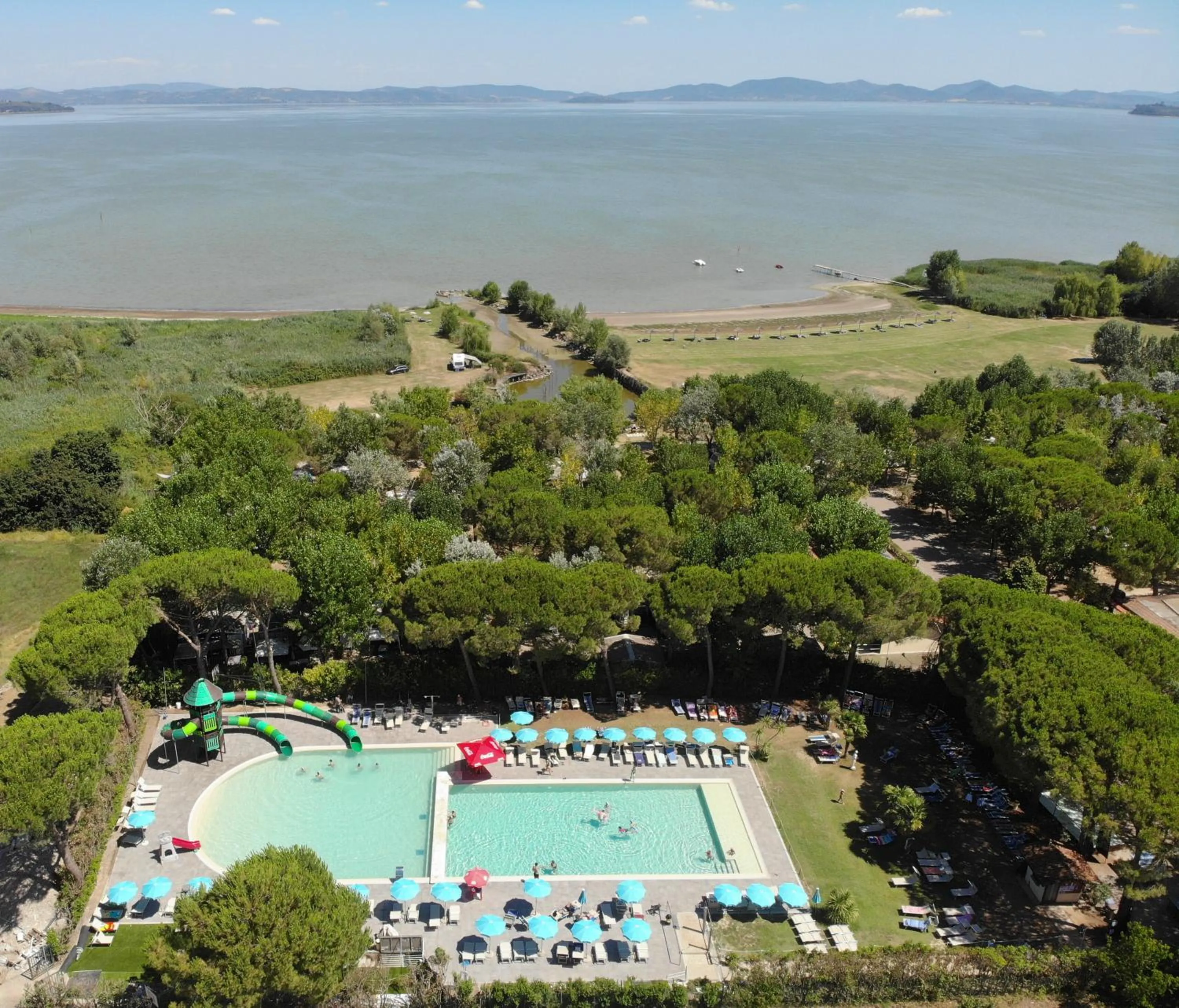 Aqua park in Badiaccia Village Camping