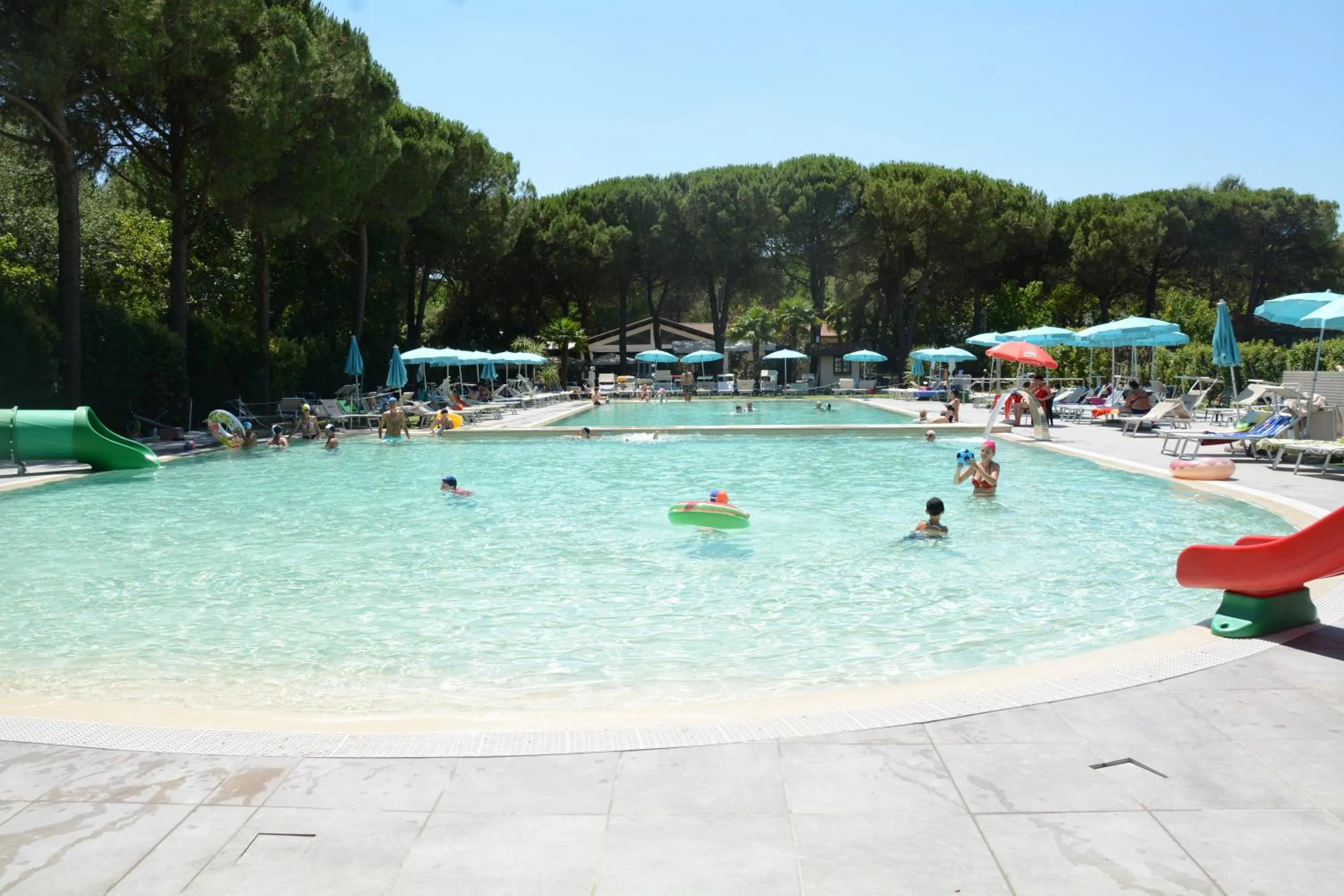 Aqua park in Badiaccia Village Camping