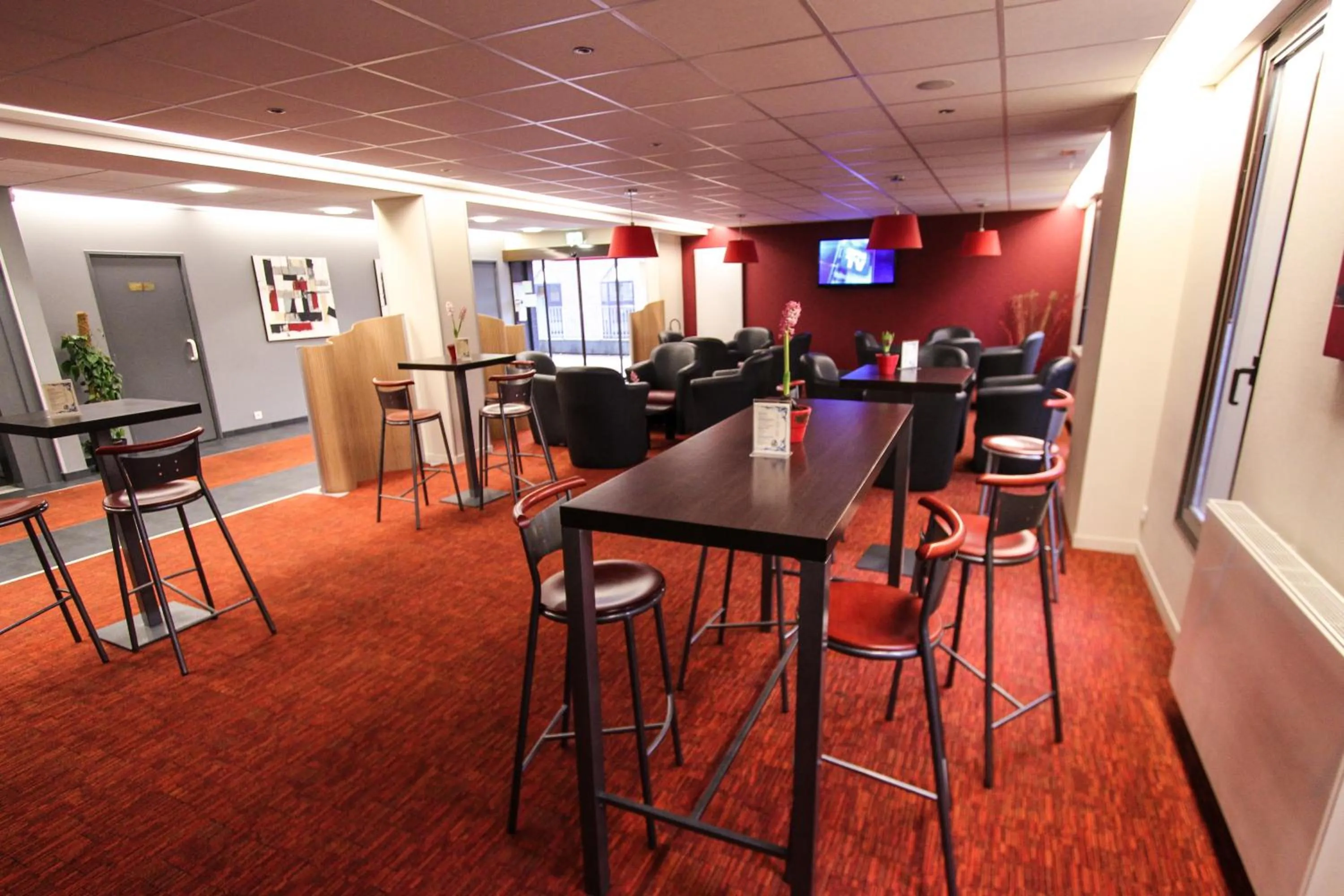 Seating area in Hotel Bollaert