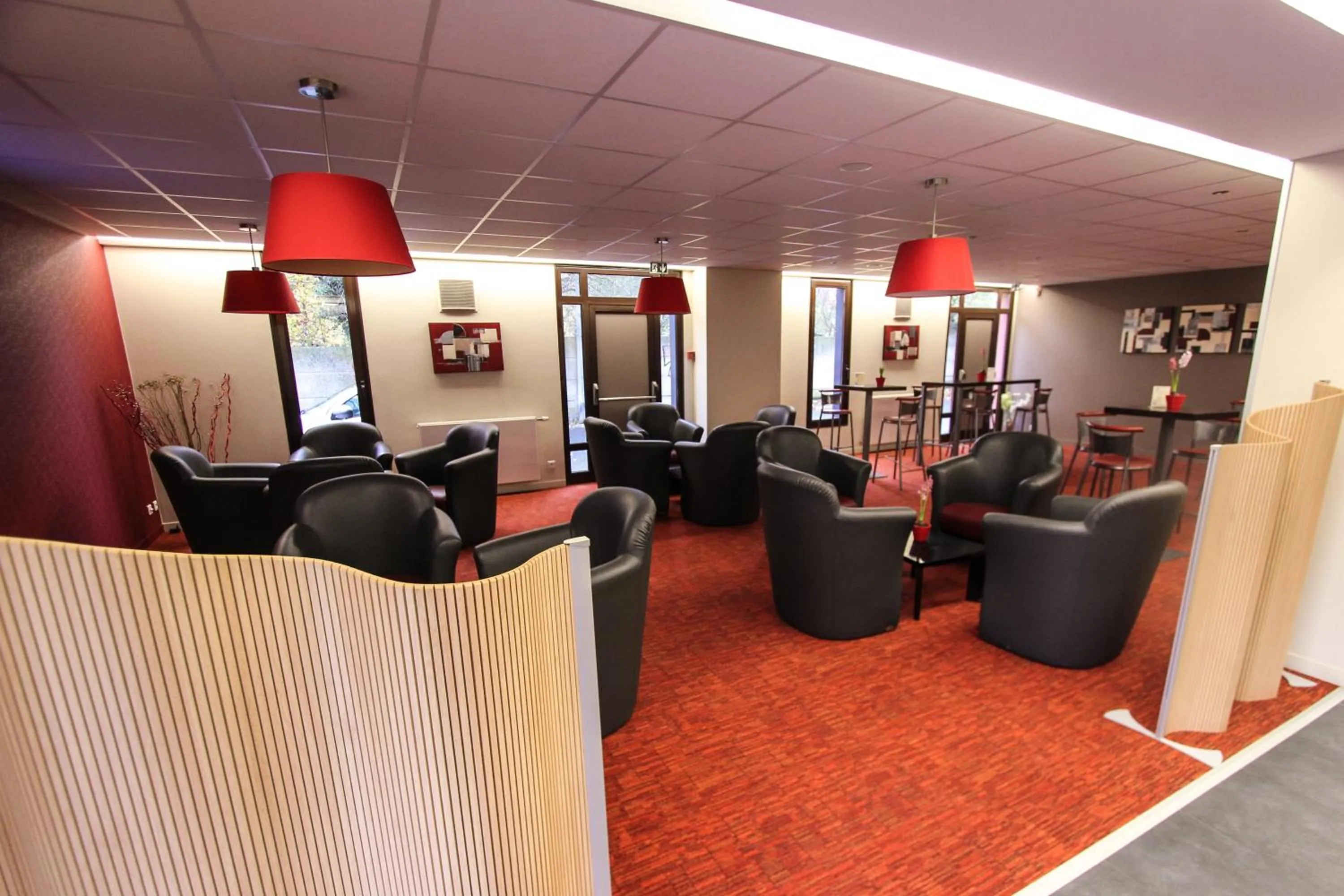 Seating area in Hotel Bollaert
