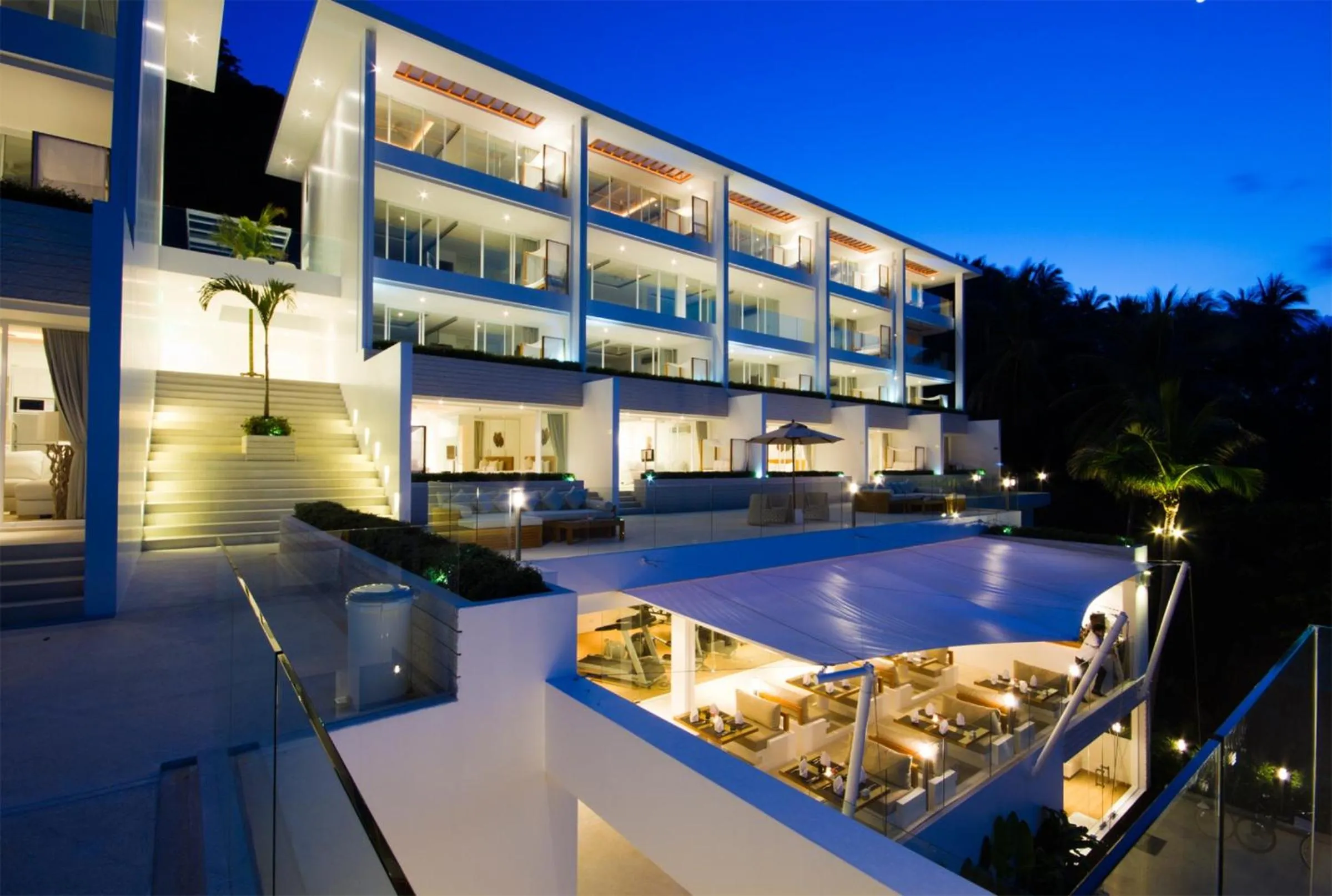 Facade/entrance in Code Samui Hotel