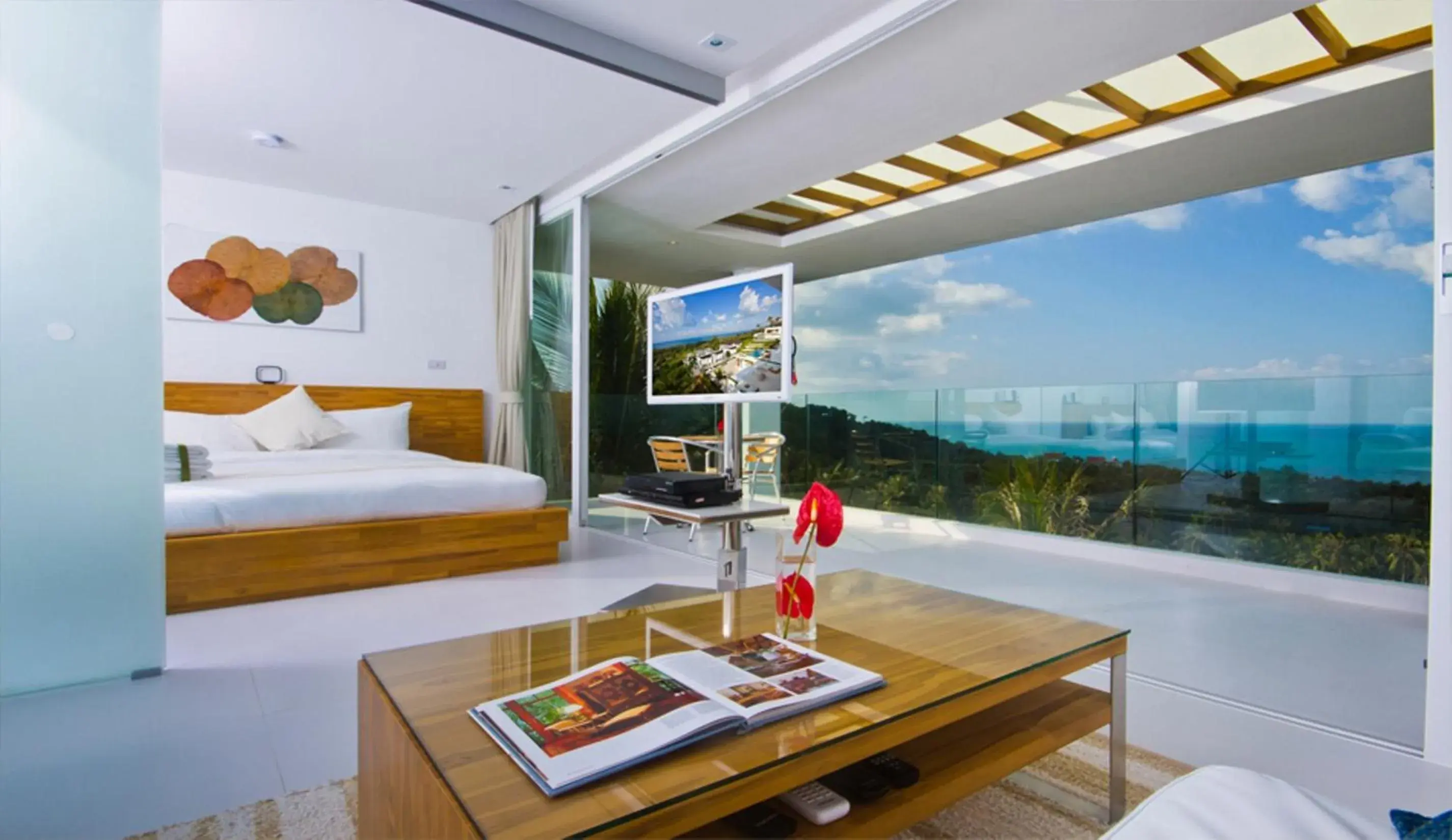 Bed in Code Samui Hotel Bed in Code Samui Hotel