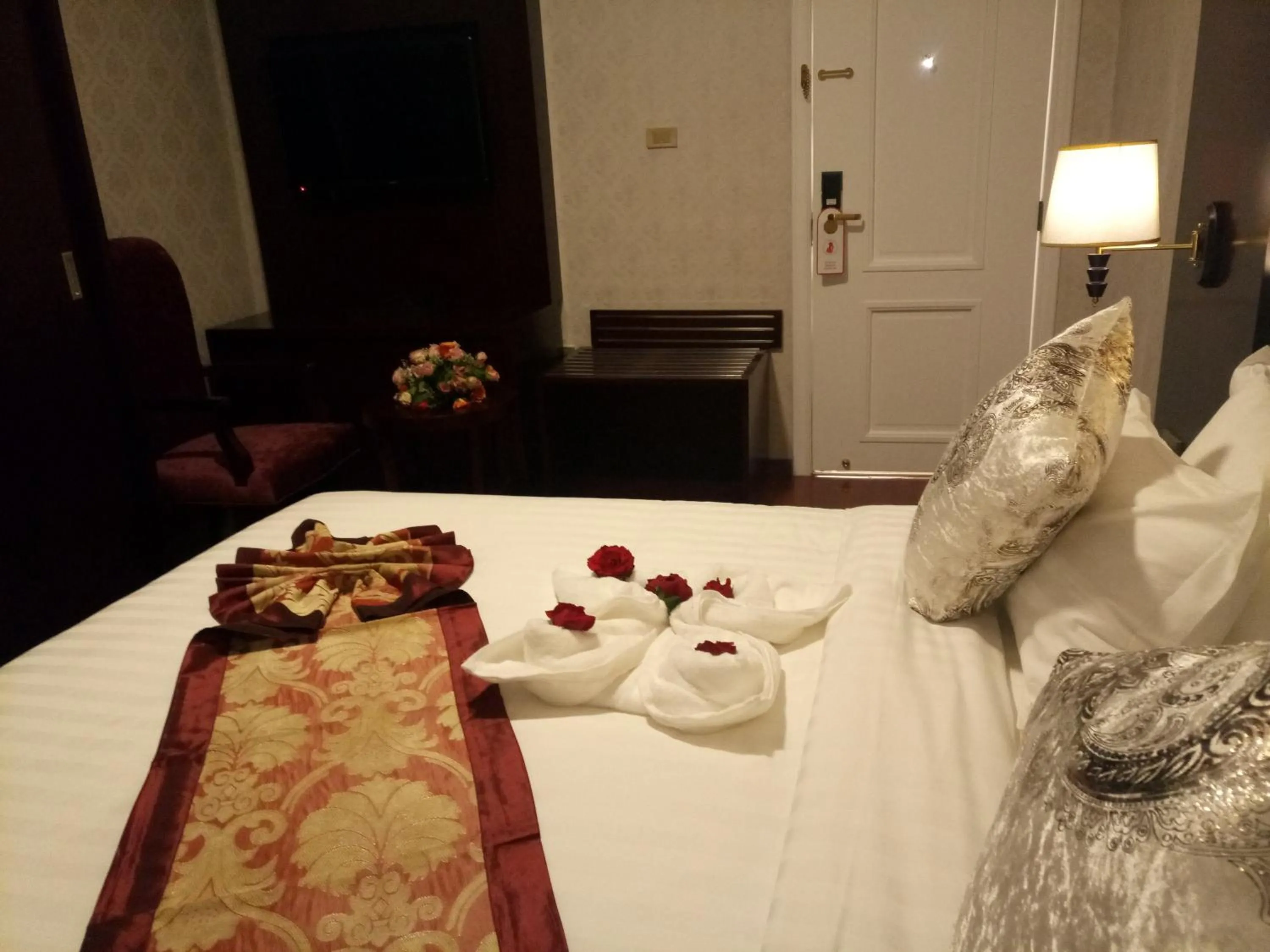 Bed in Sherar Addis Hotel