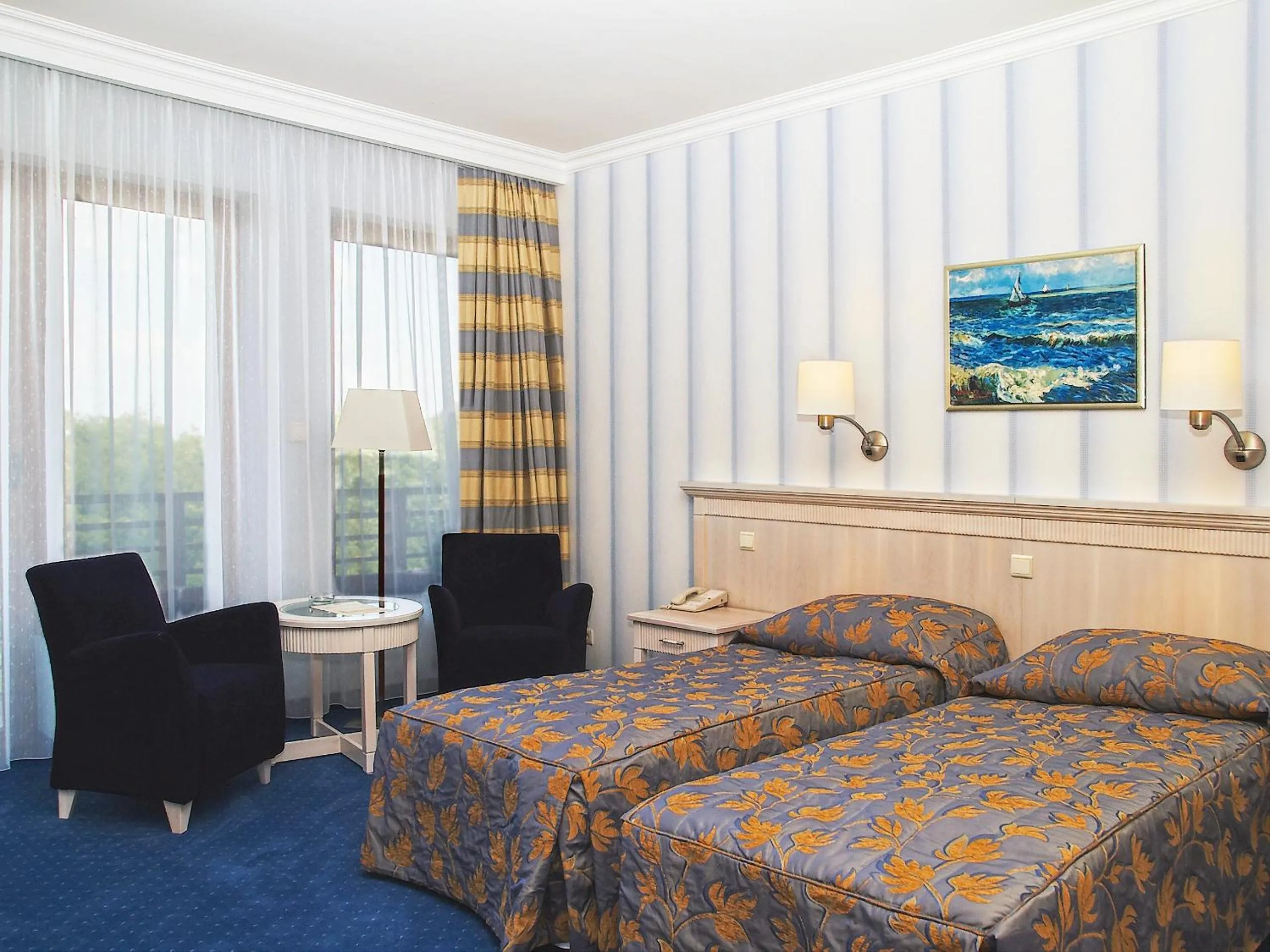 Bed in Silvanus Hotel