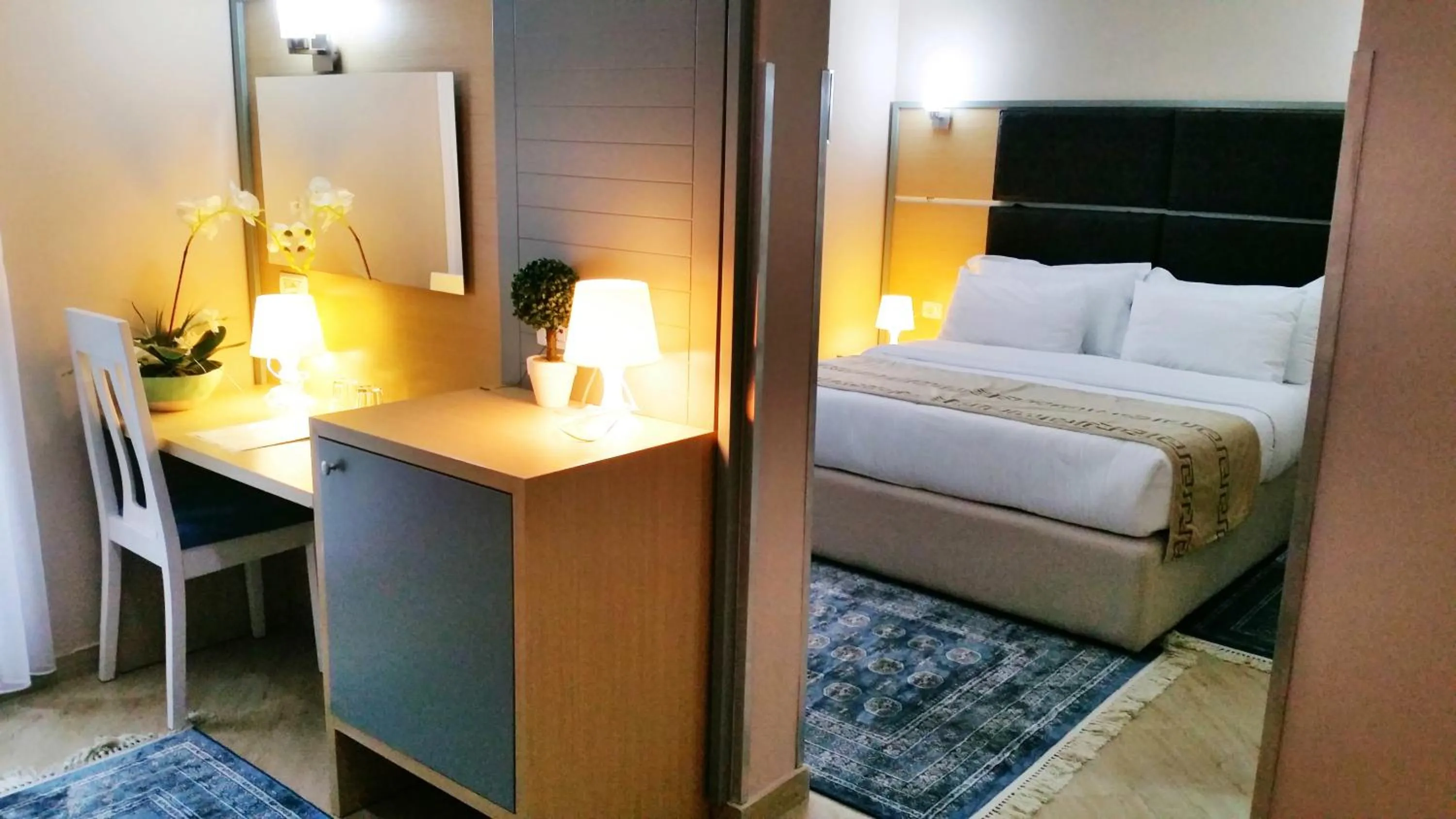 Photo of the whole room, Bed in Capital Tirana Hotel Bruçi