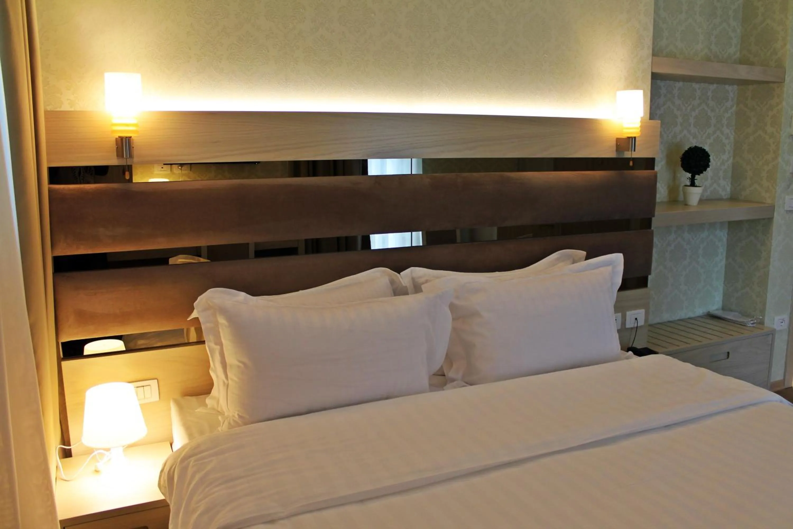 Bedroom, Bed in Capital Tirana Hotel Bruçi