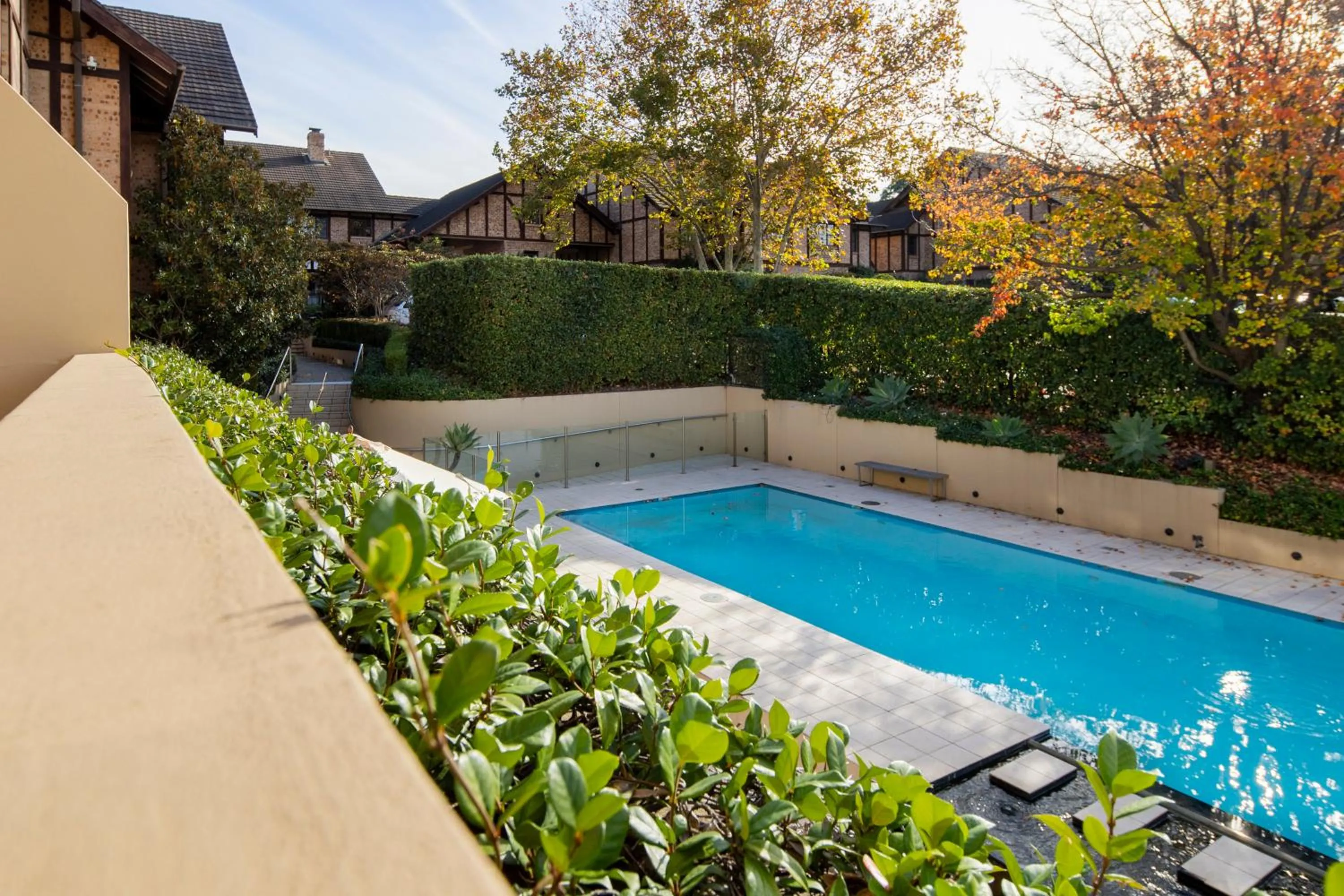 Pool view in Peppers The Hills Lodge