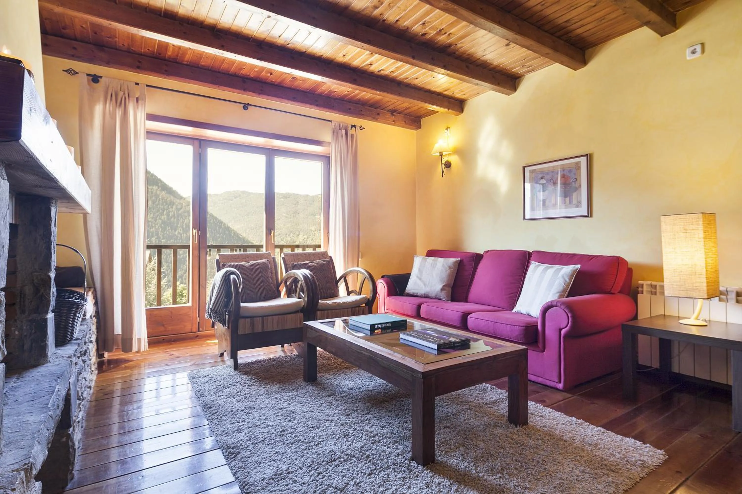 Living room in Baqueira Apartamentos Cota 1700 a pie de pistas
