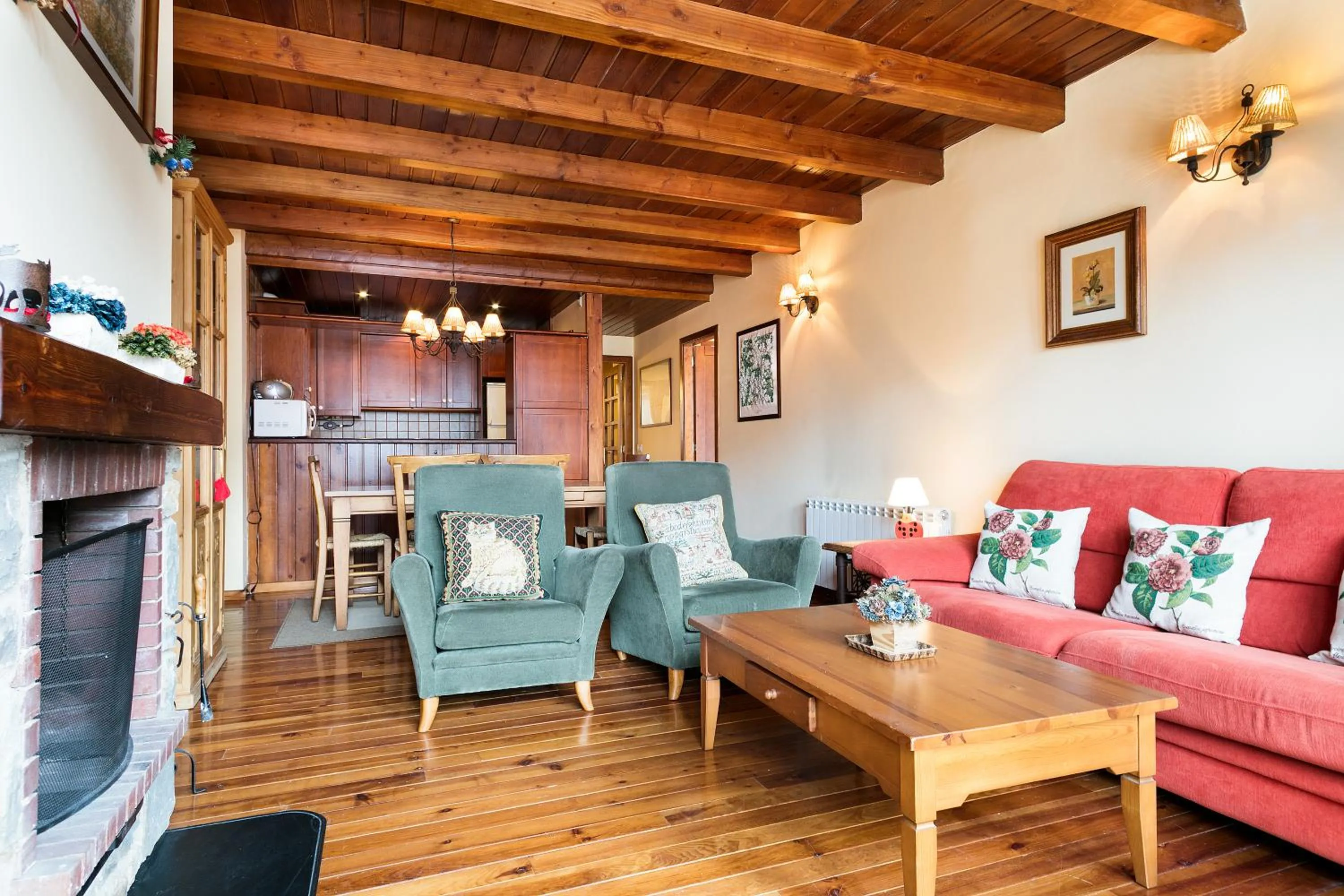 Living room in Baqueira Apartamentos Cota 1700 a pie de pistas