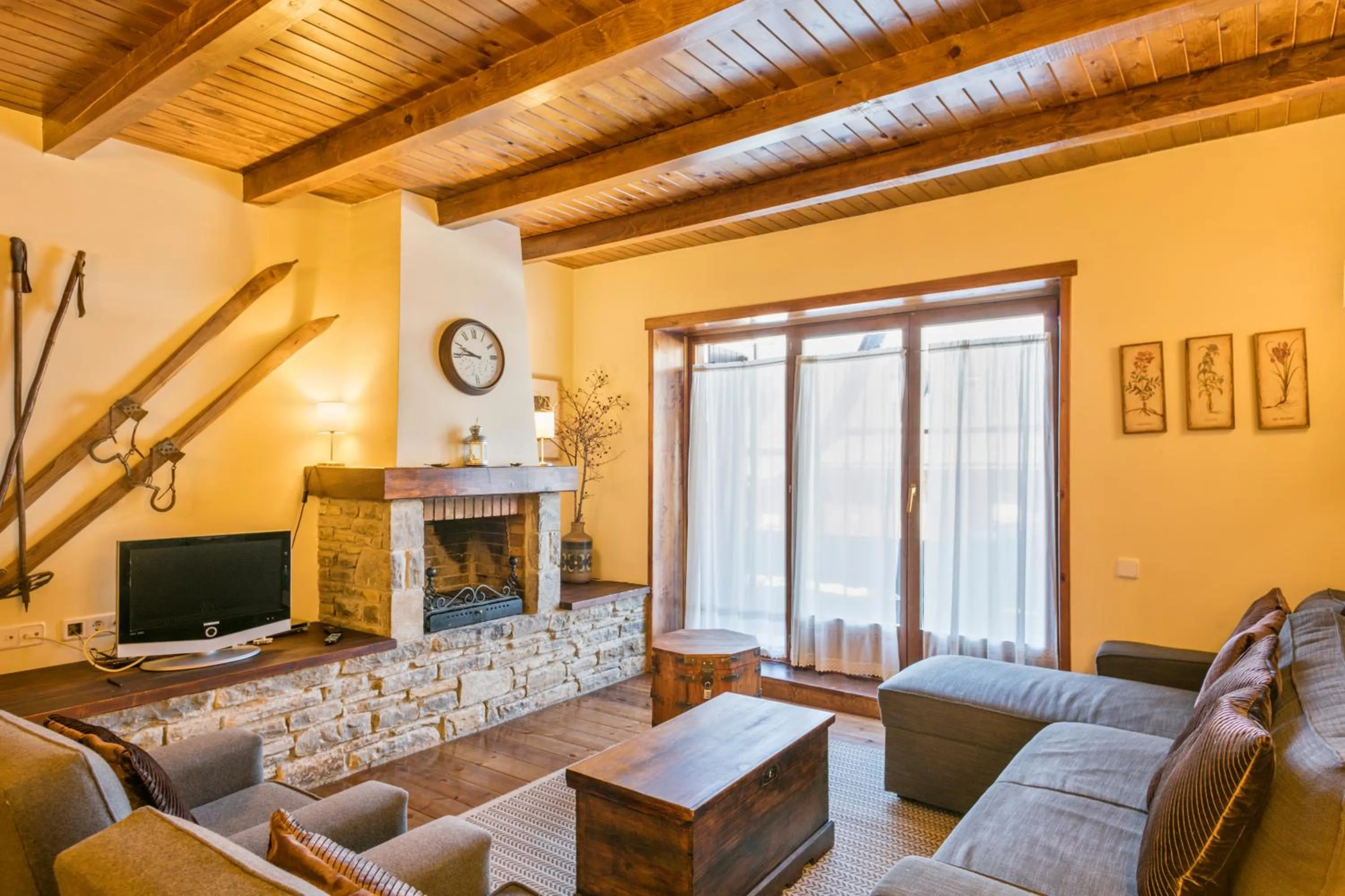 Living room in Baqueira Apartamentos Cota 1700 a pie de pistas