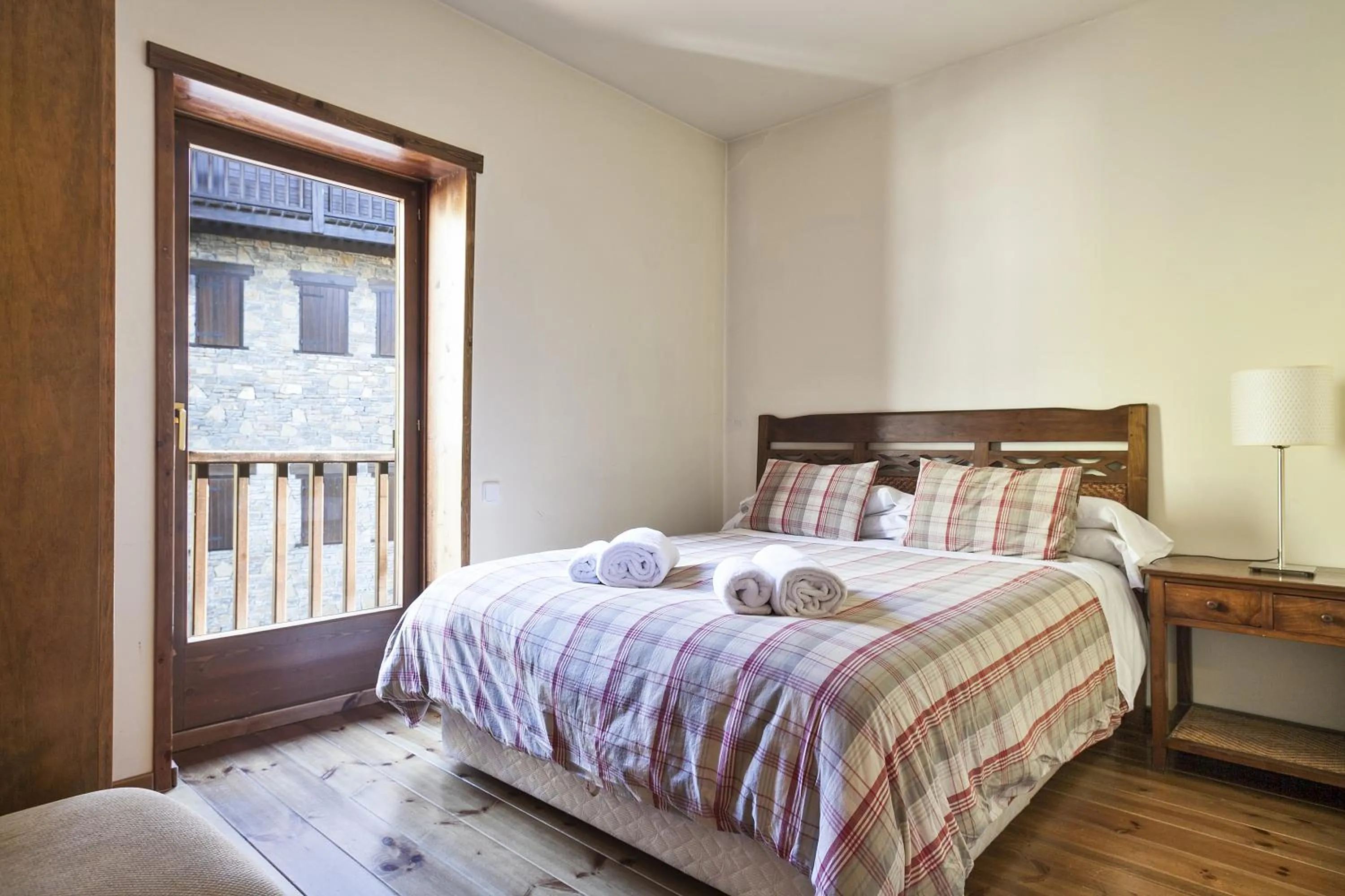 Bedroom, Bed in Baqueira Apartamentos Cota 1700 a pie de pistas