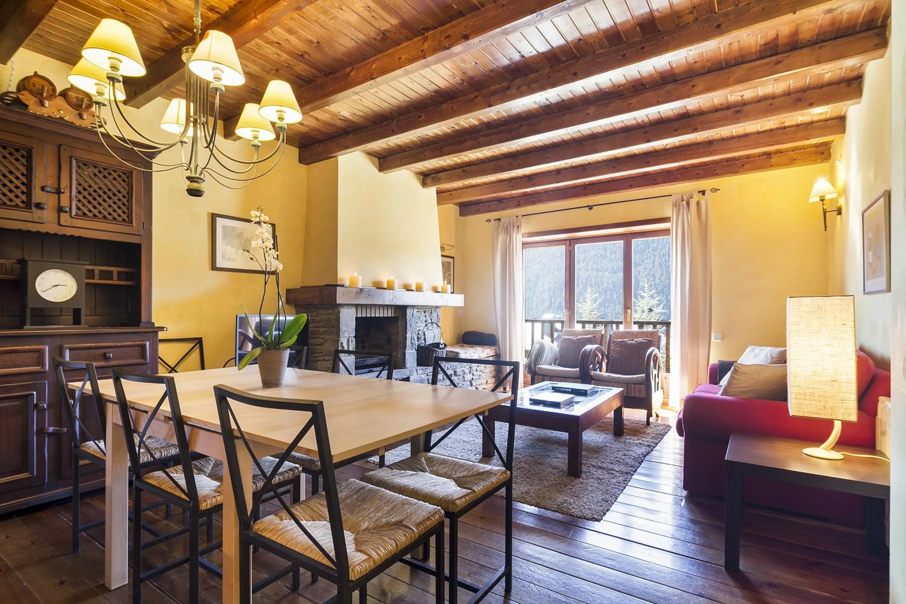 Living room in Baqueira Apartamentos Cota 1700 a pie de pistas