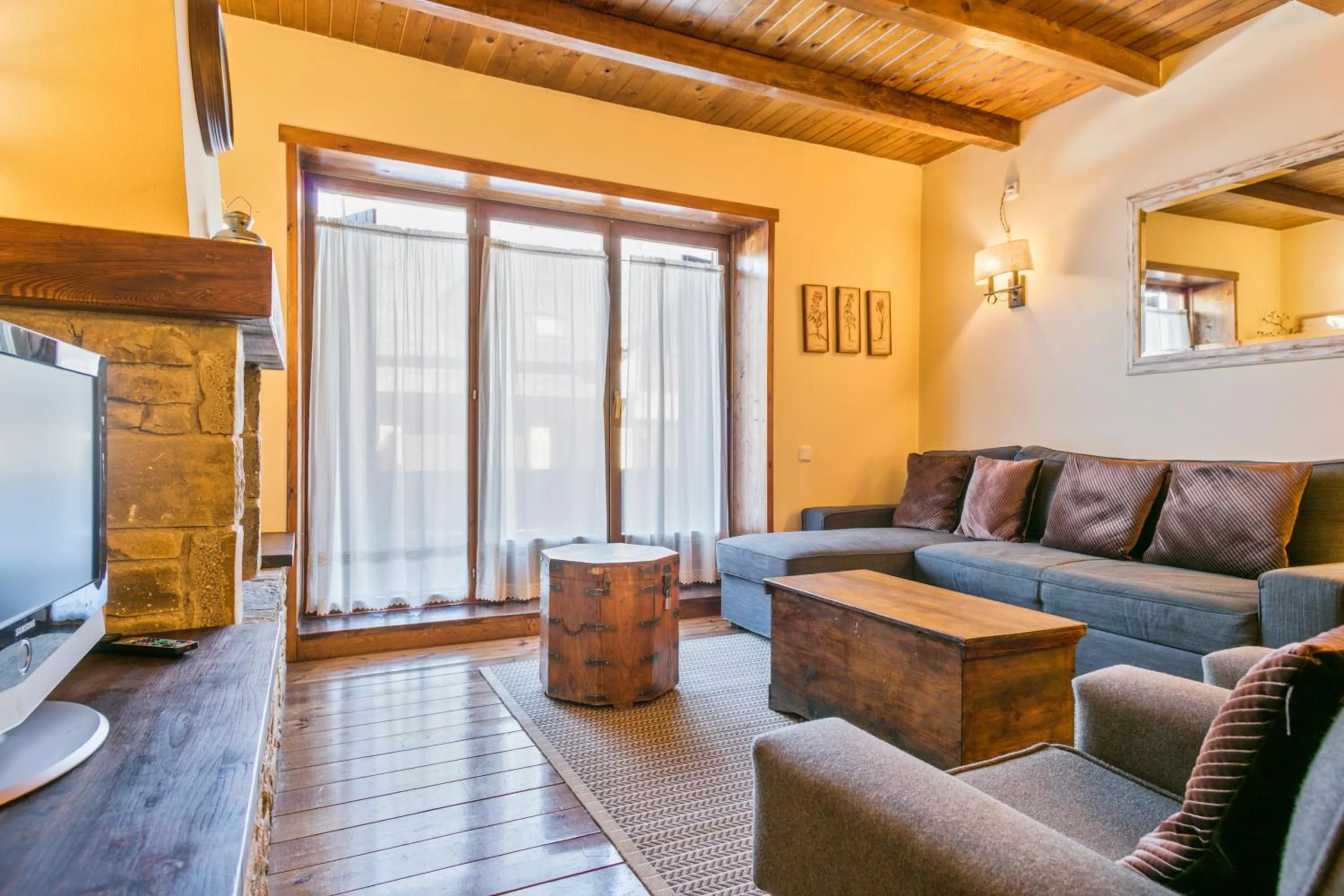 Living room in Baqueira Apartamentos Cota 1700 a pie de pistas