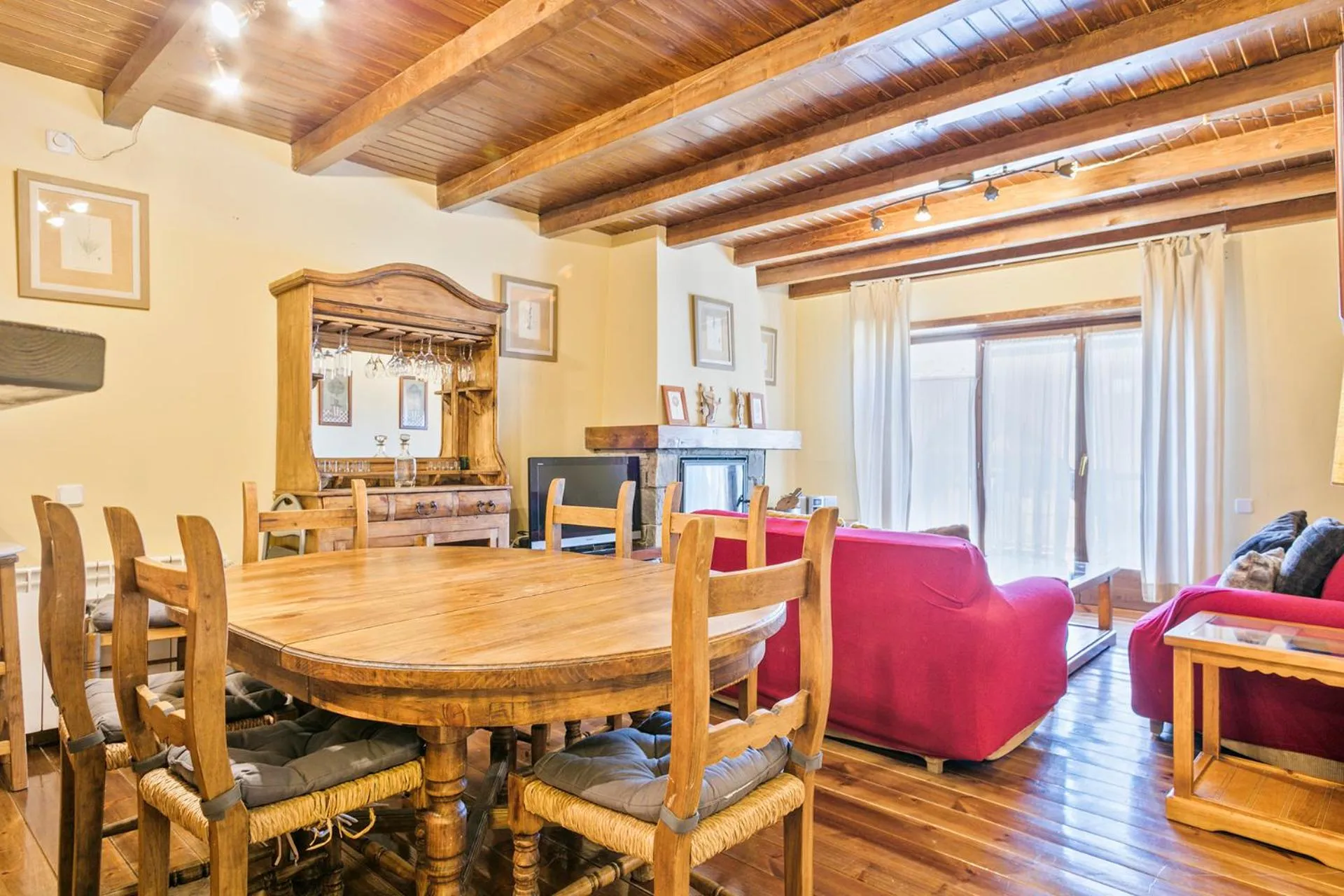 Living room in Baqueira Apartamentos Cota 1700 a pie de pistas