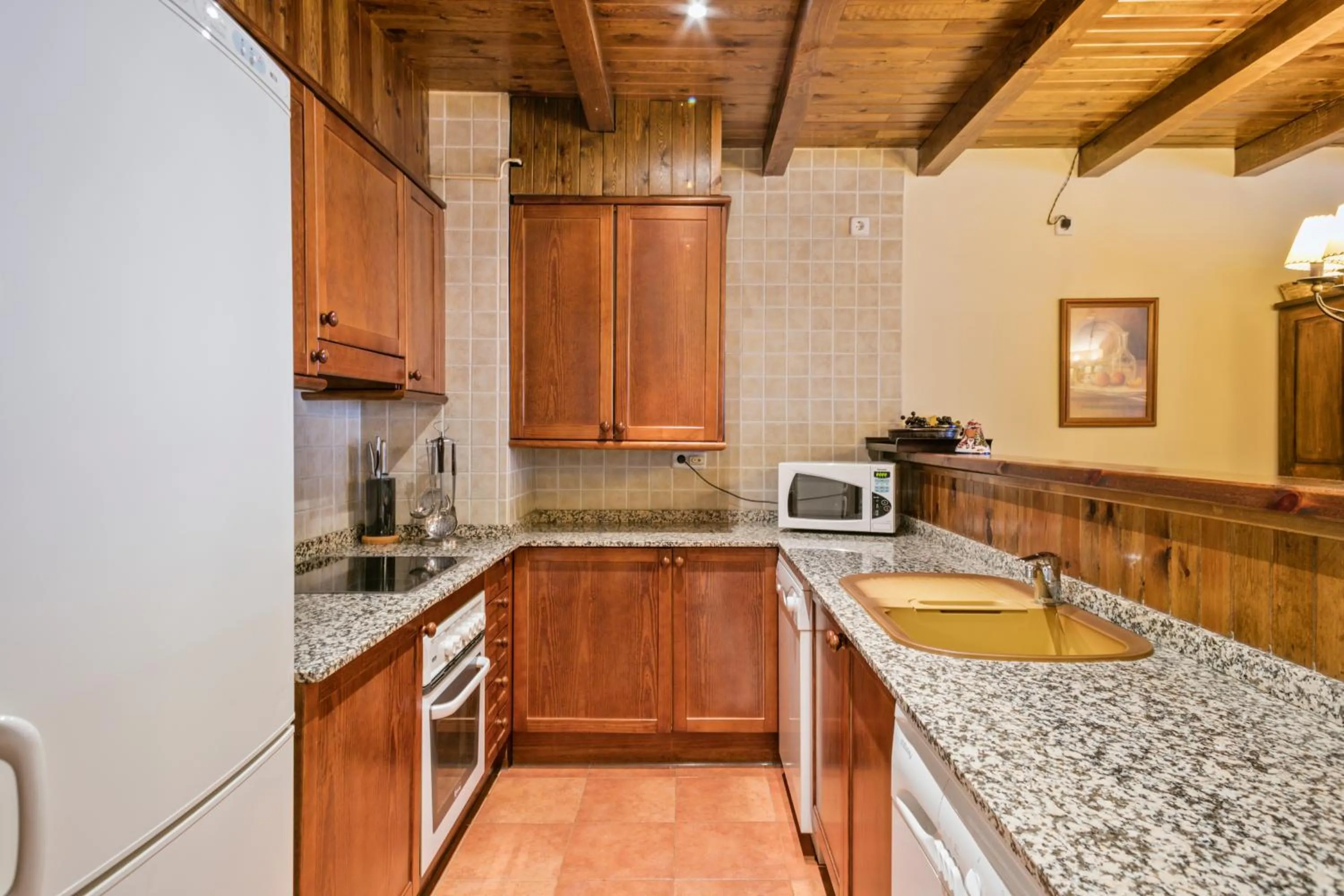 Kitchen or kitchenette in Baqueira Apartamentos Cota 1700 a pie de pistas