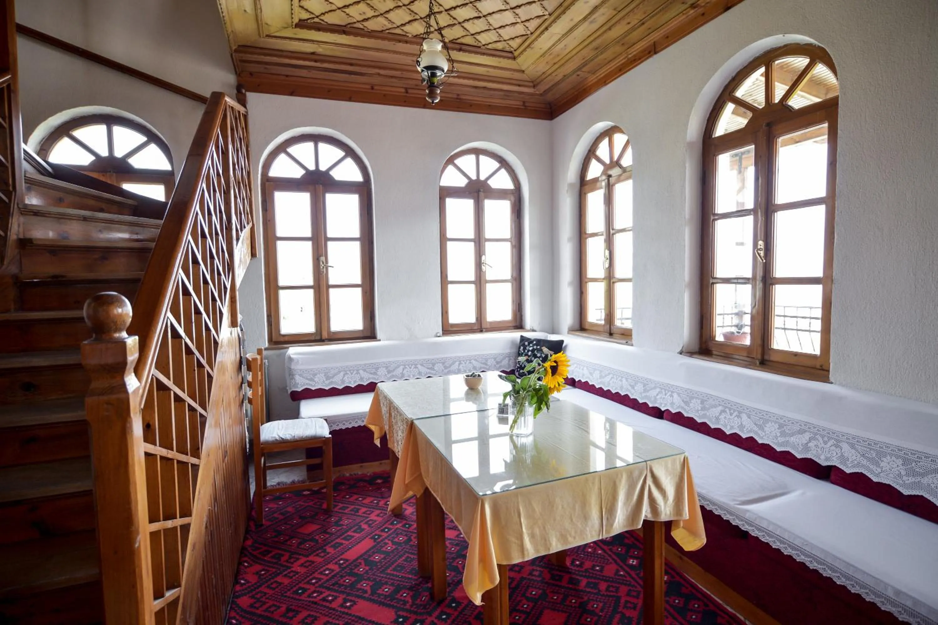Seating area, Bed in Hotel Kalemi