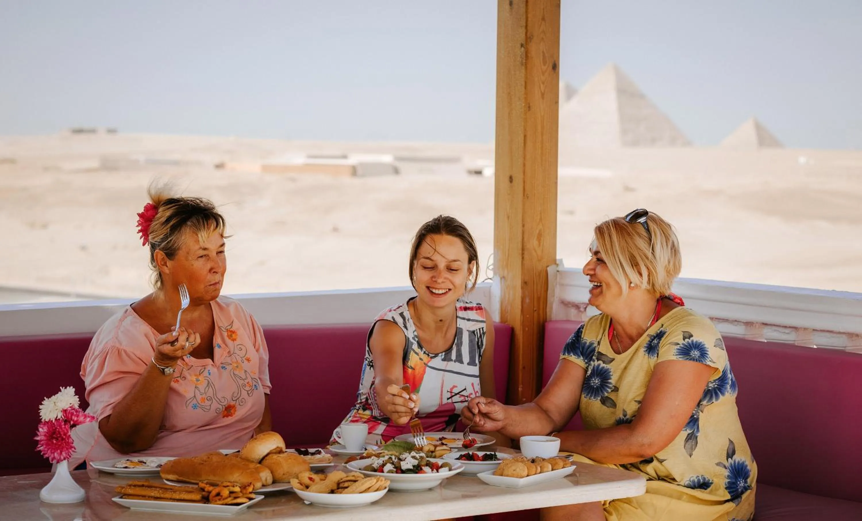 People in Desert Moon