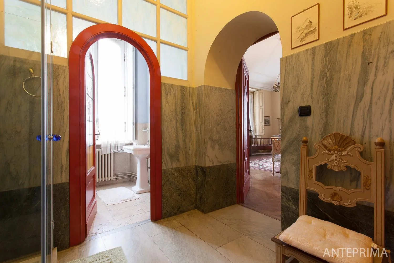 Shower in B&B Villa Cernigliaro Dimora Storica