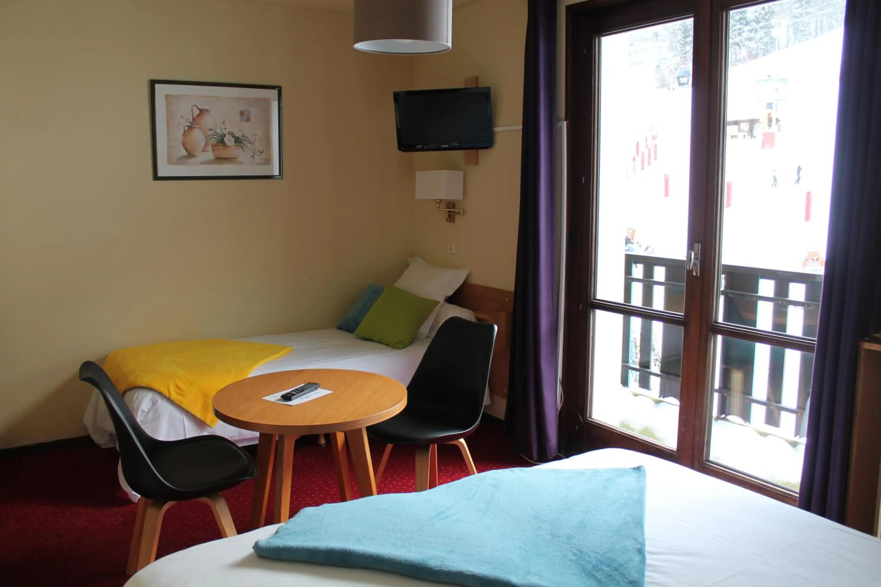 Bed in Hotel Le Tremplin